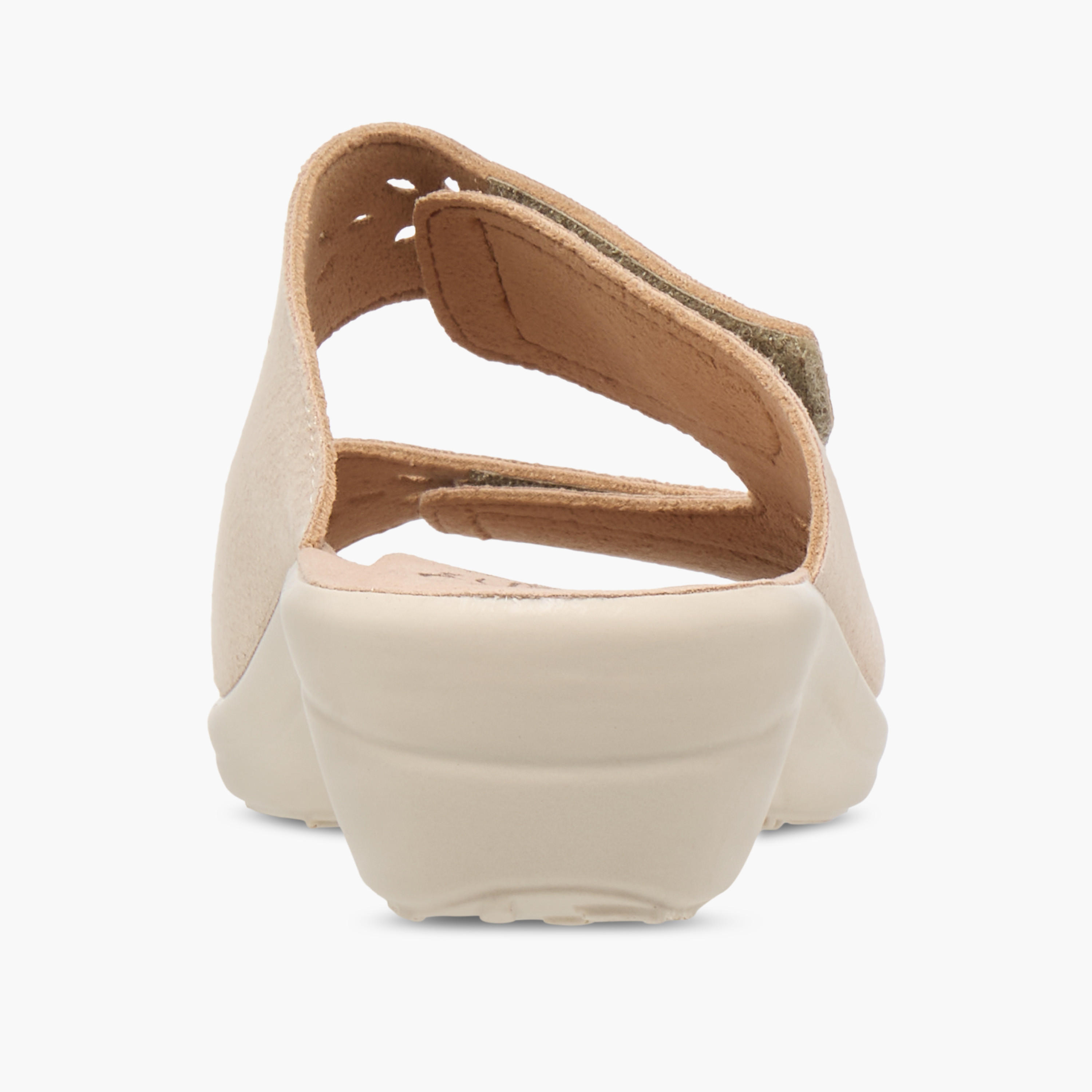 FlyFlot Cutout Detail Slip-On Comfort Sandals with Wedge Heels-women-shoes-sandals-heeled-image-5