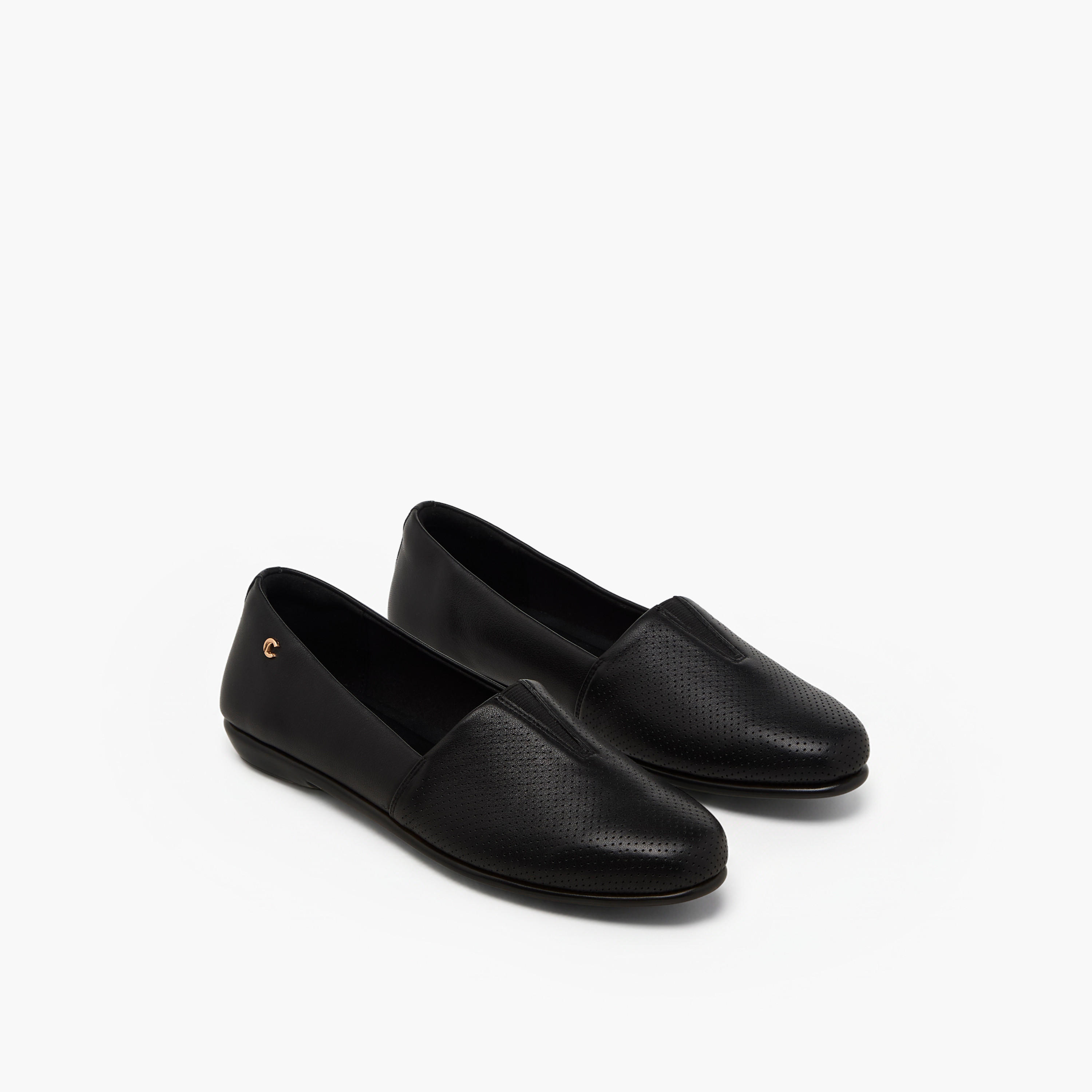 #cnfrm type# Le Confort Women Perforated Leather Loafers-women-shoes-flats-loafers-image-1