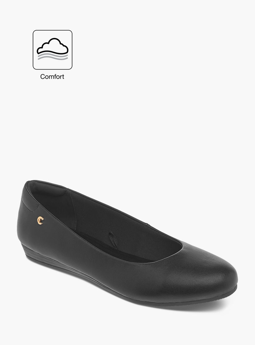 حذاء باليرينا سادة مريح سهل الارتداء من لو كونفورت-women-shoes-flats-ballerinas-image-2