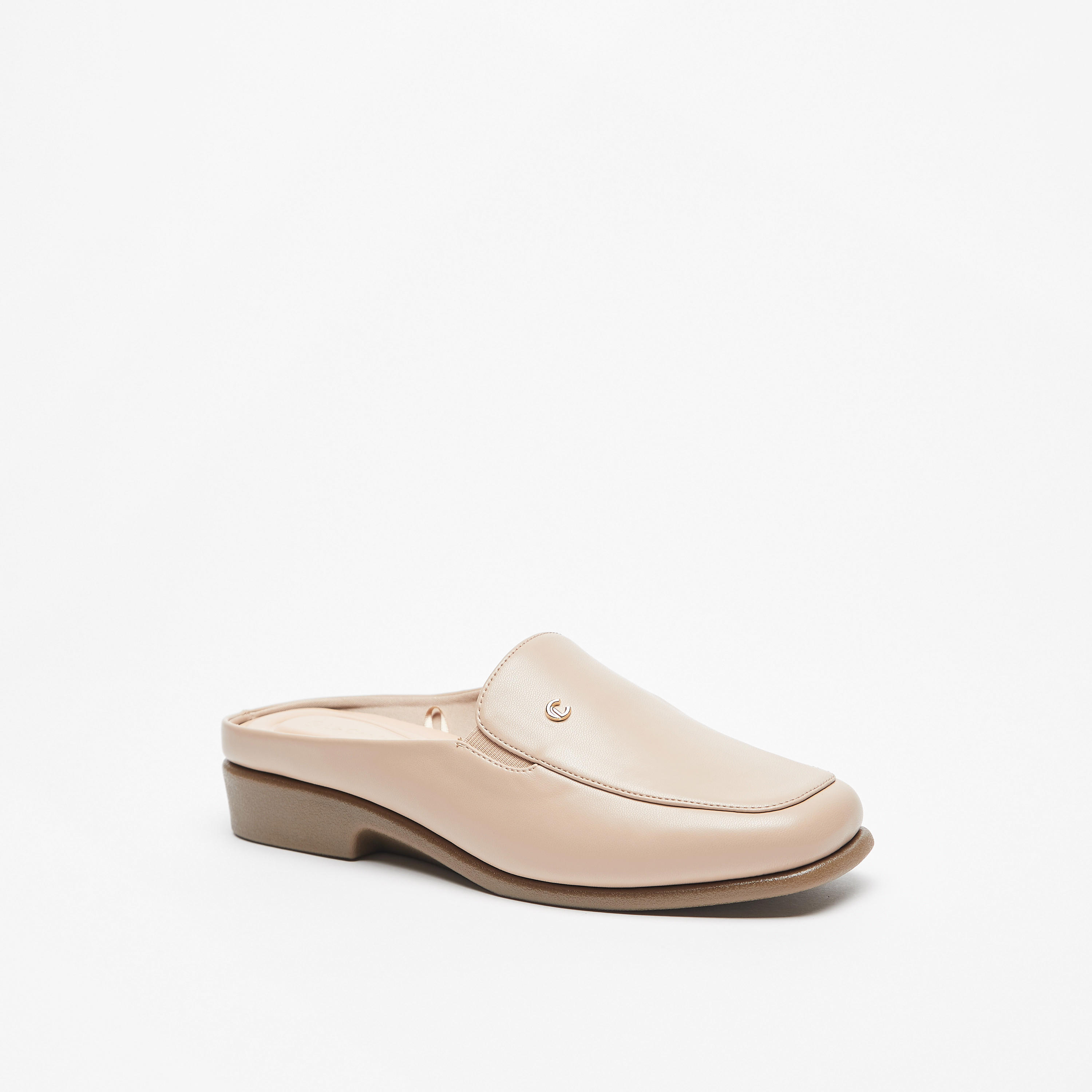 Le Confort Solid Slip-On Mules with Block Heels-women-shoes-heels-image-1