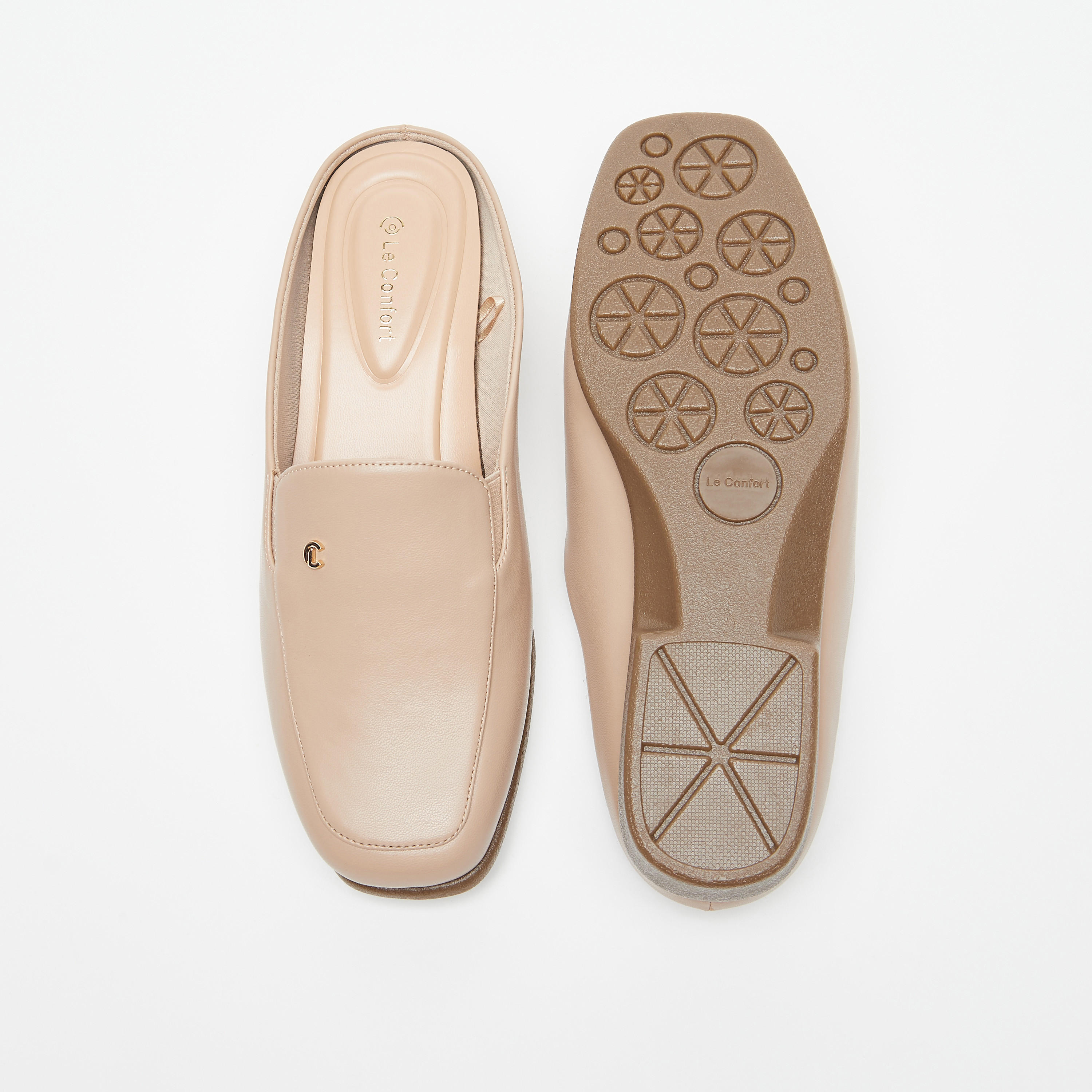 حذاء ميول سادة سهل الارتداء بكعب عريض من لو كونفورت-women-shoes-heels-image-4