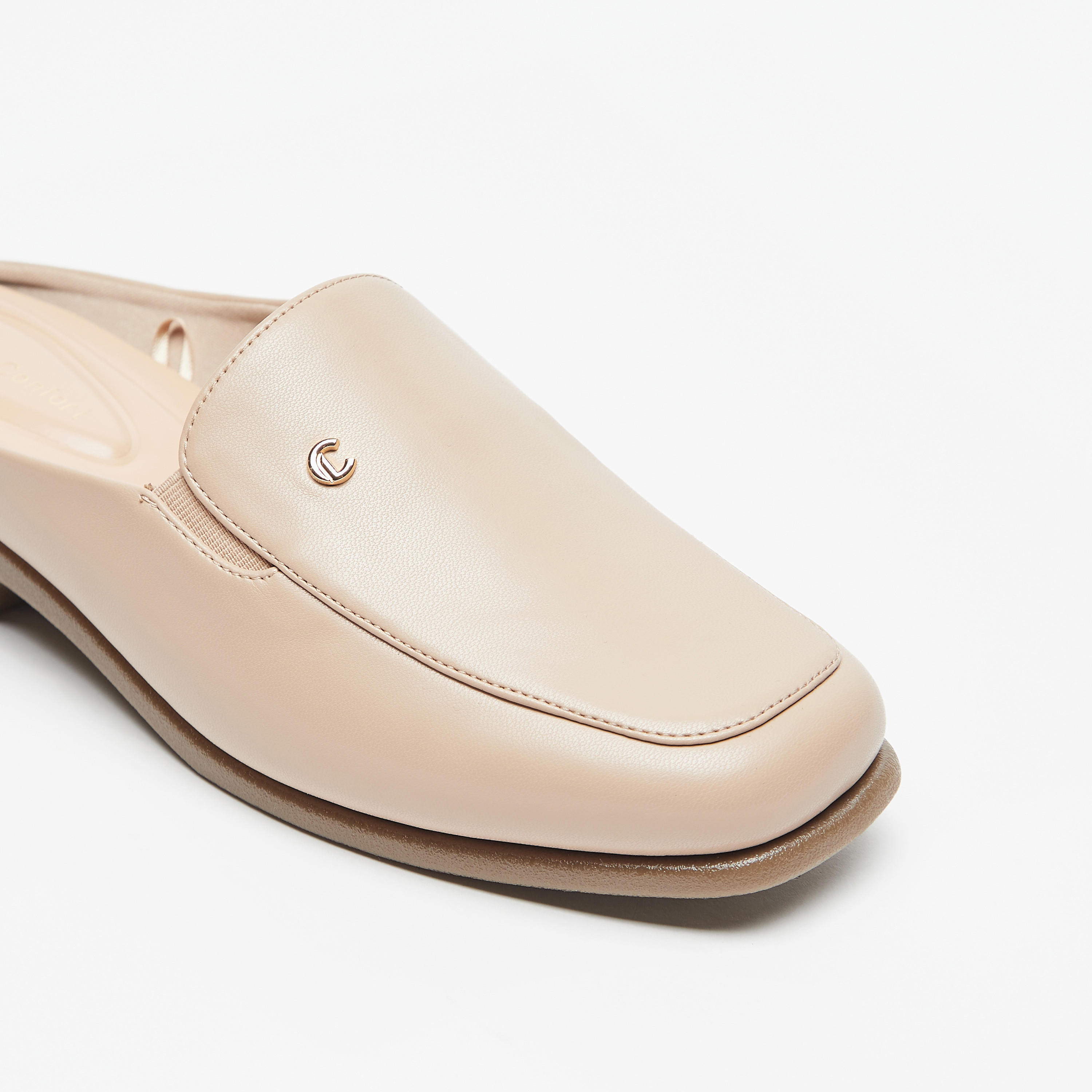 حذاء ميول سادة سهل الارتداء بكعب عريض من لو كونفورت-women-shoes-heels-image-5