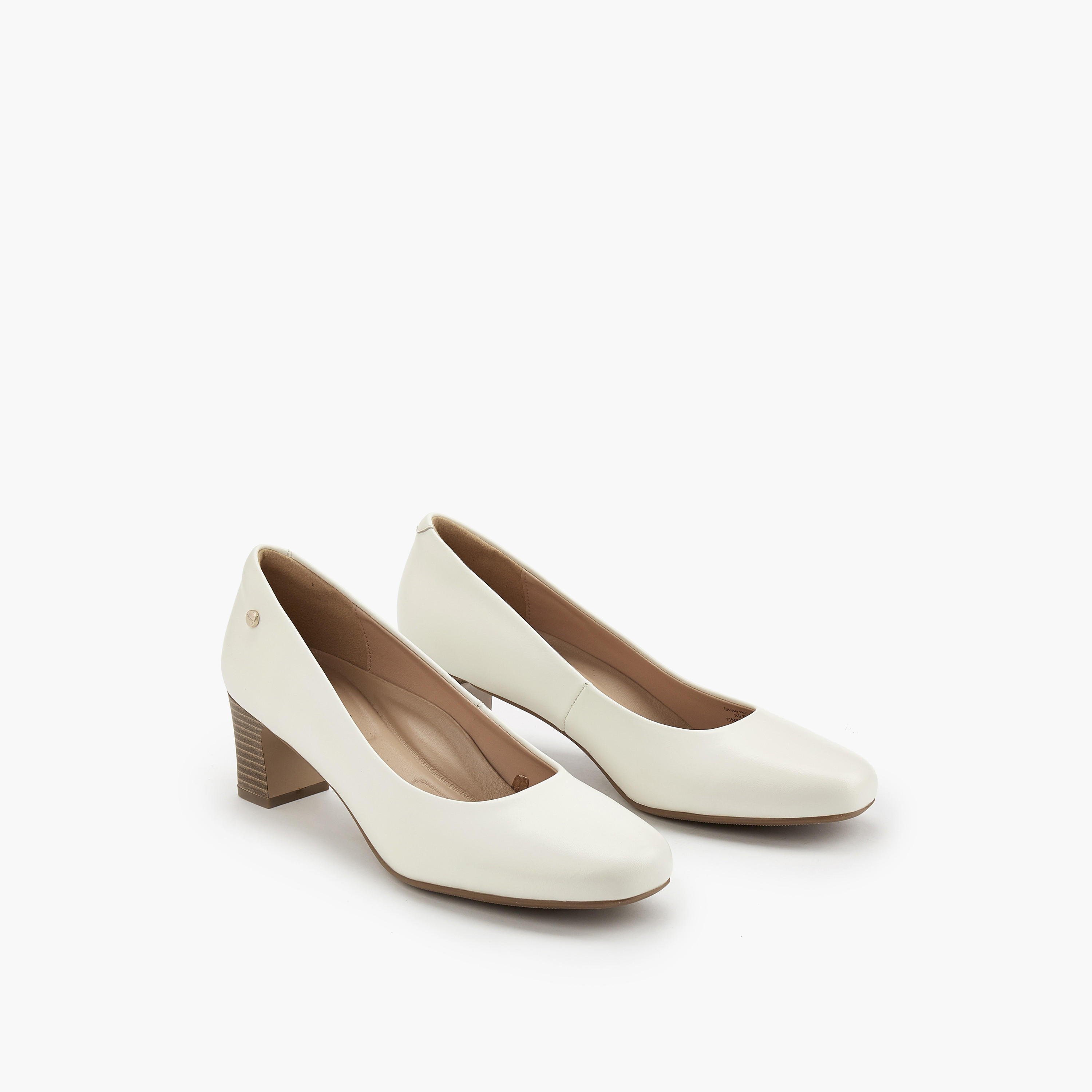Celeste Solid Slip-On Pumps with Block Heel-women-shoes-heels-image-1