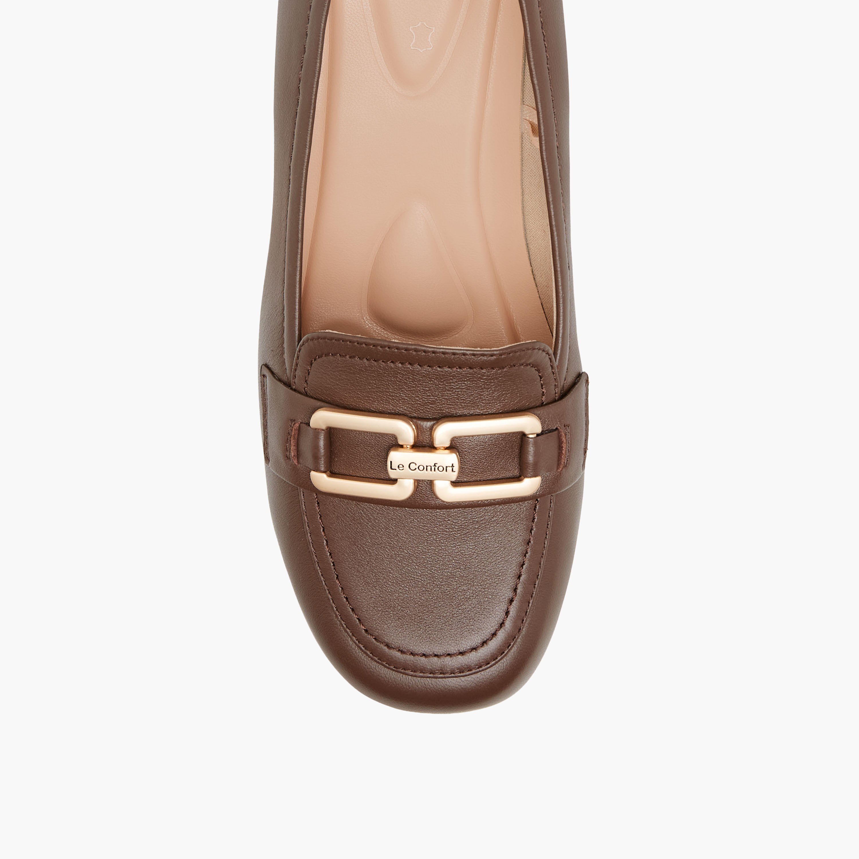 Le Confort Metal Accent Slip-On Loafers with Wedge Heel-women-shoes-loafersandmoccasins-image-4