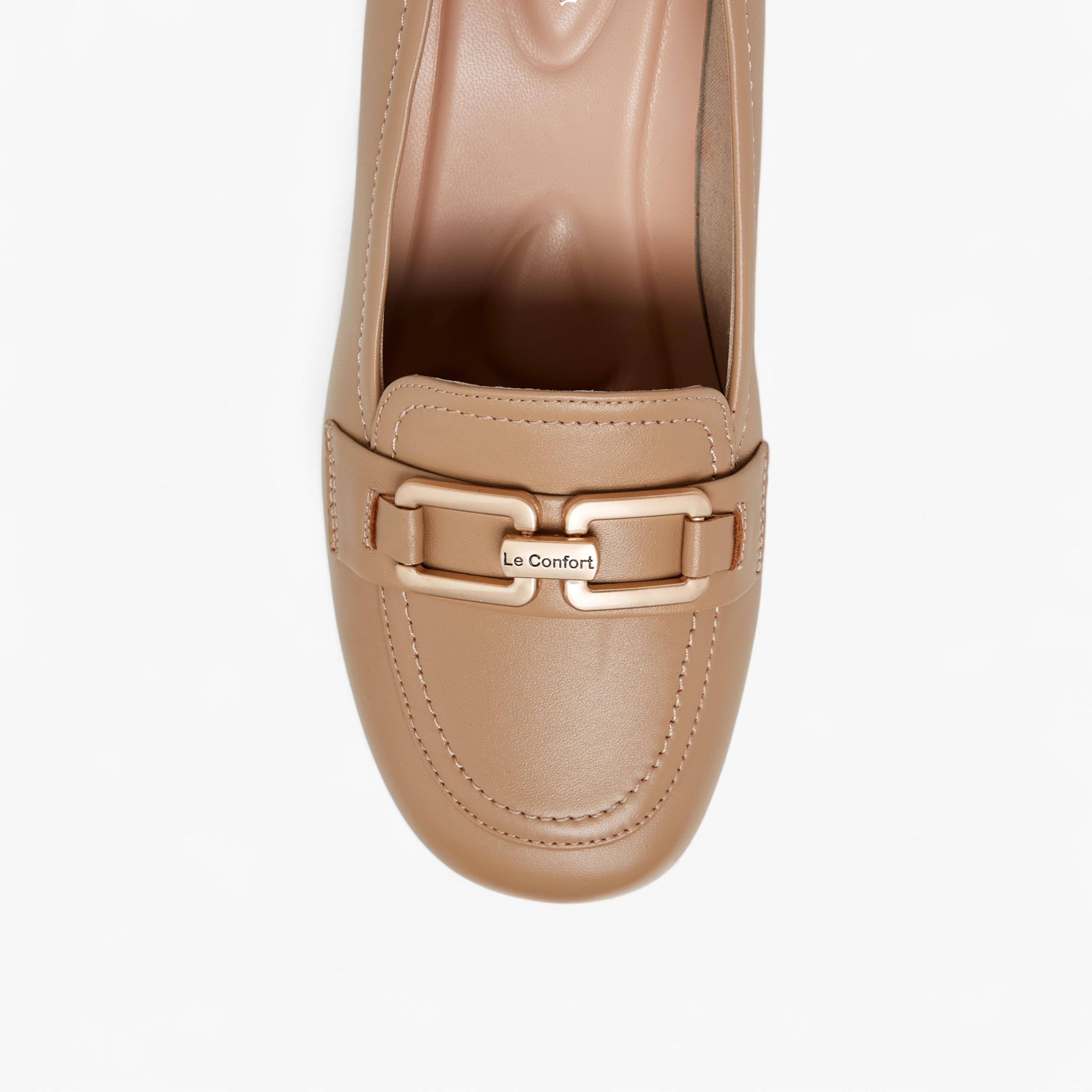 Le Confort Metal Accent Slip-On Loafers with Wedge Heel-women-shoes-loafersandmoccasins-image-4