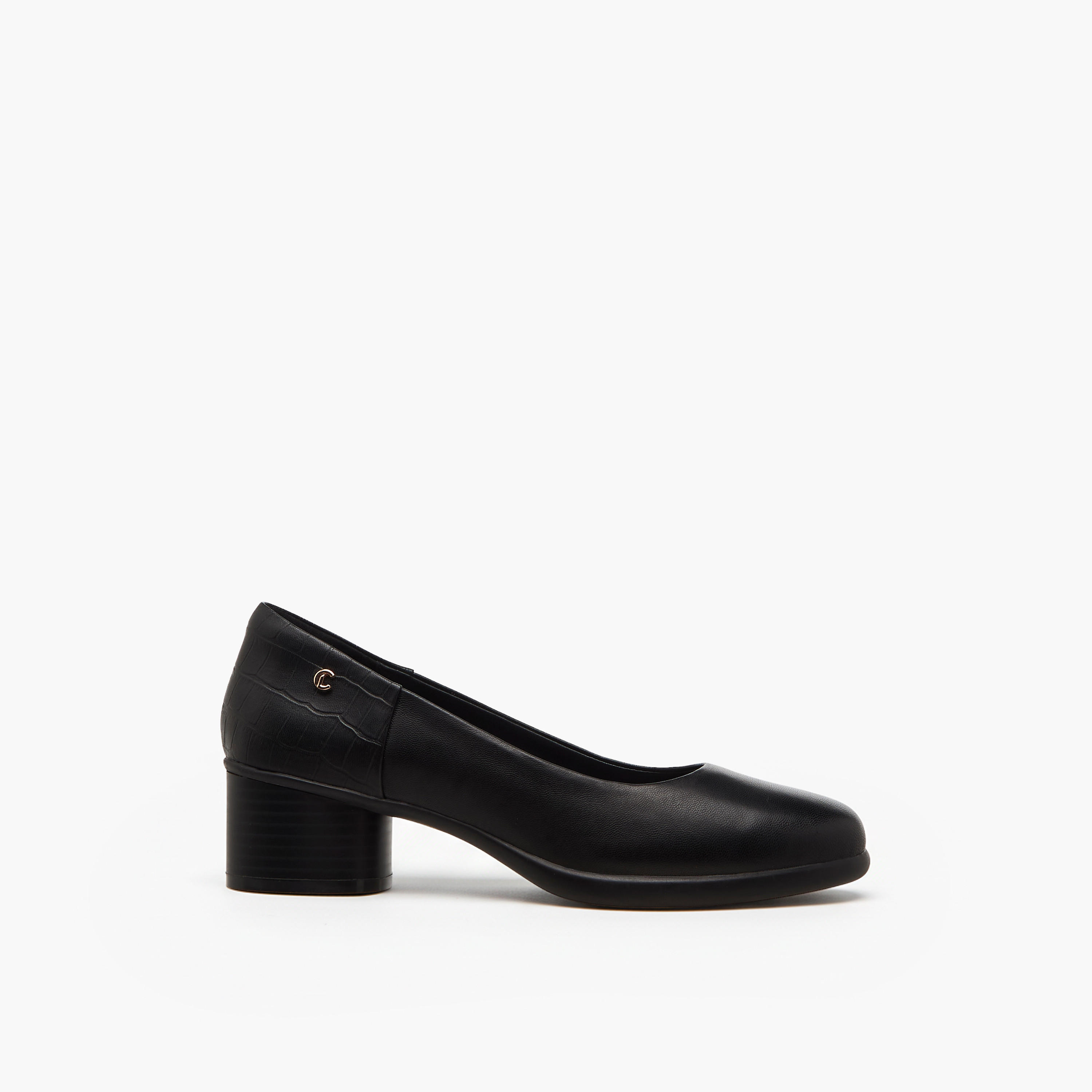 Le Confort Women Leather Block Heel Shoes-women-shoes-sandals-heeled-image-3