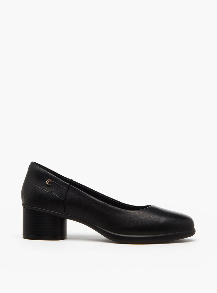Le Confort Women Leather Block Heel Shoes-women-shoes-sandals-heeled-image-3