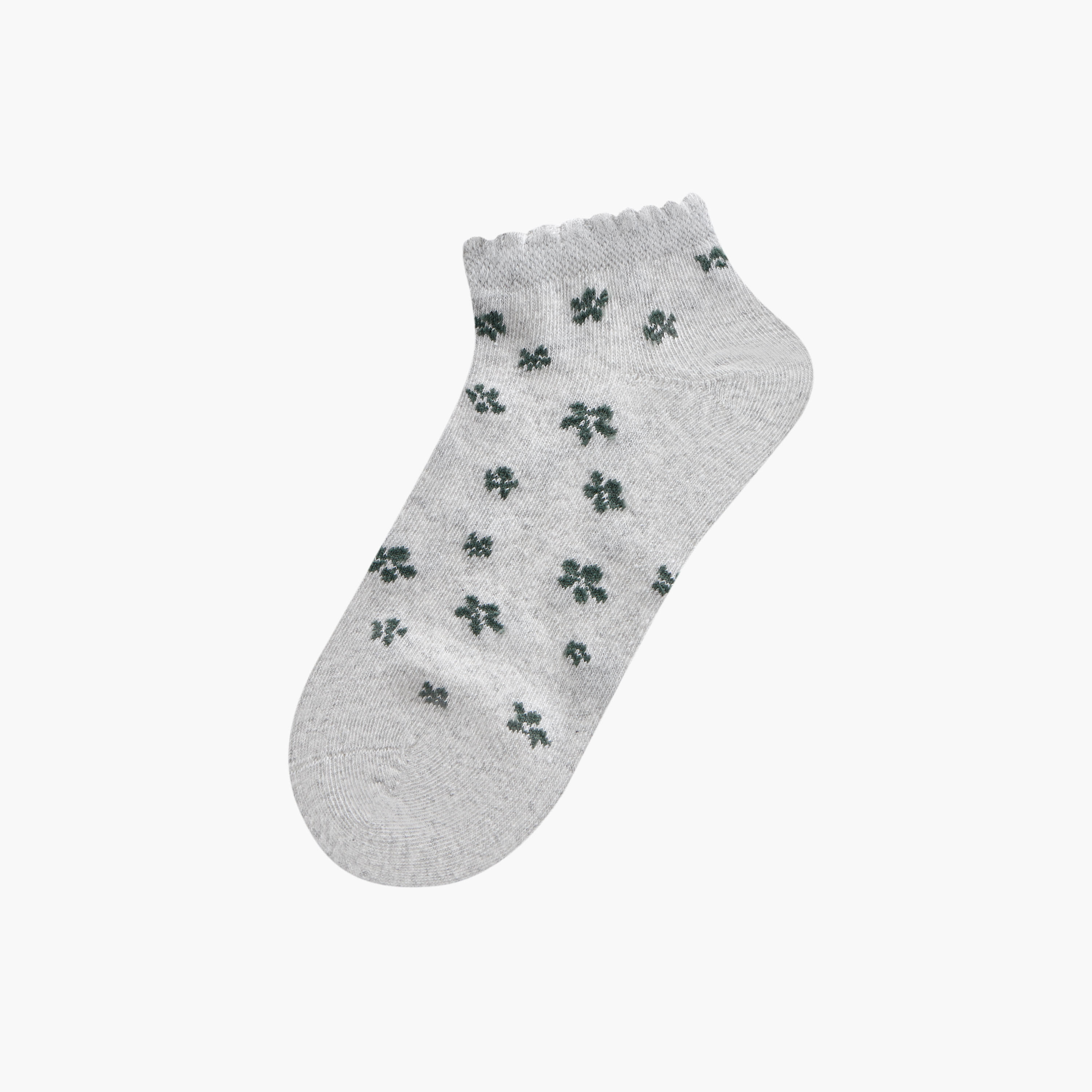Flora Bella Floral Print Ankle Length Socks - Set of 5-women-socksandstockings-image-2