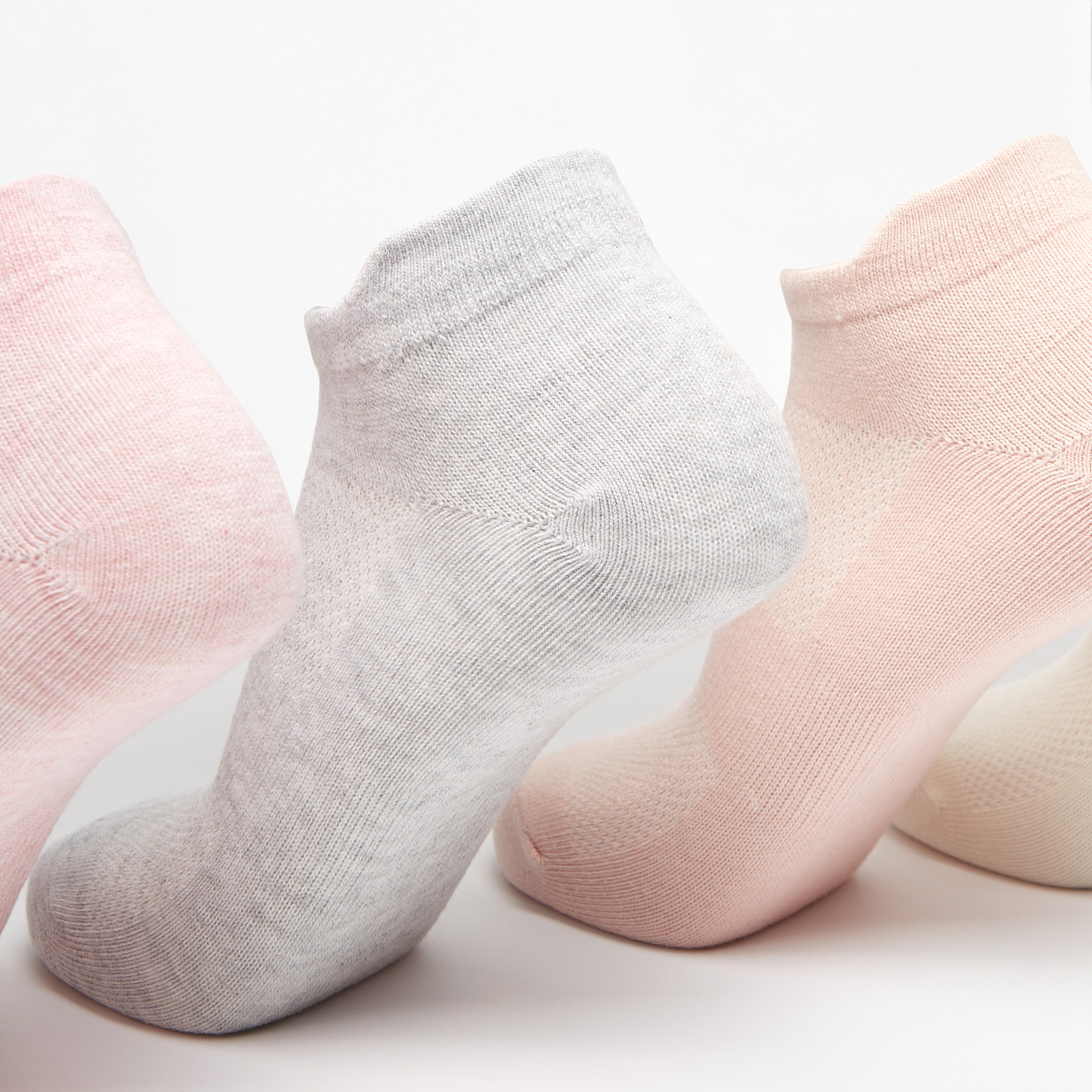 طقم جوارب مخططة بطول الكاحل من داش - 5 قطع-women-socksandstockings-image-2