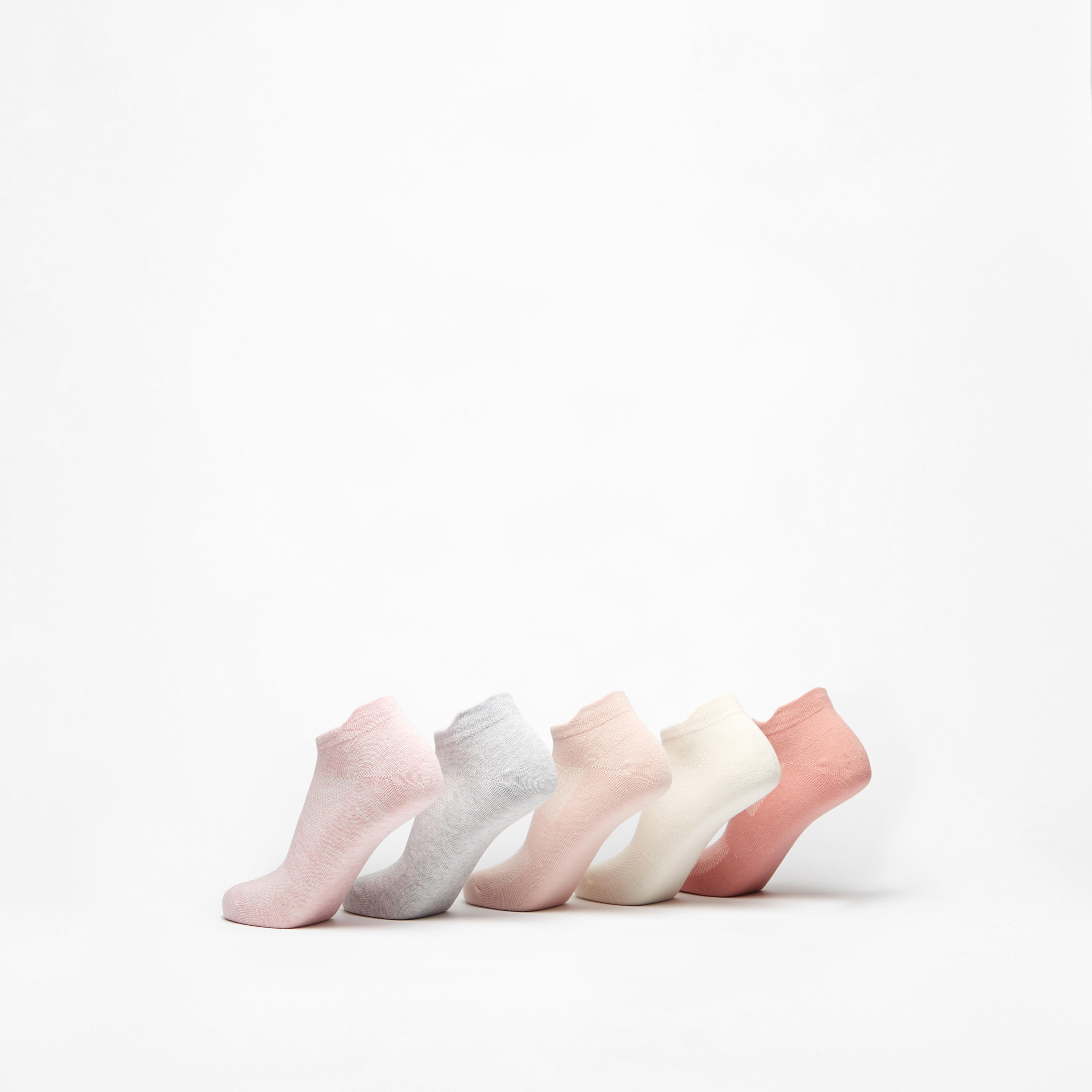 طقم جوارب مخططة بطول الكاحل من داش - 5 قطع-women-socksandstockings-image-3