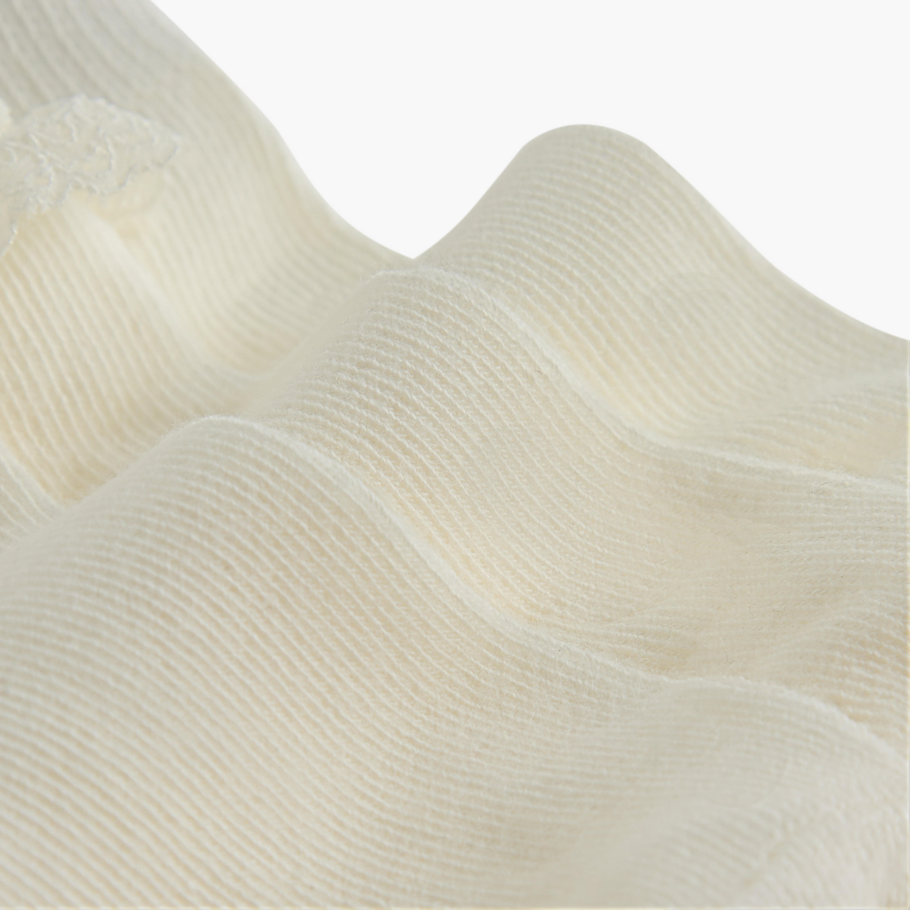 Little Missy Ribbed Non-Terry Ankle Length Socks - Set of 3-girls-accessories-socks-image-4
