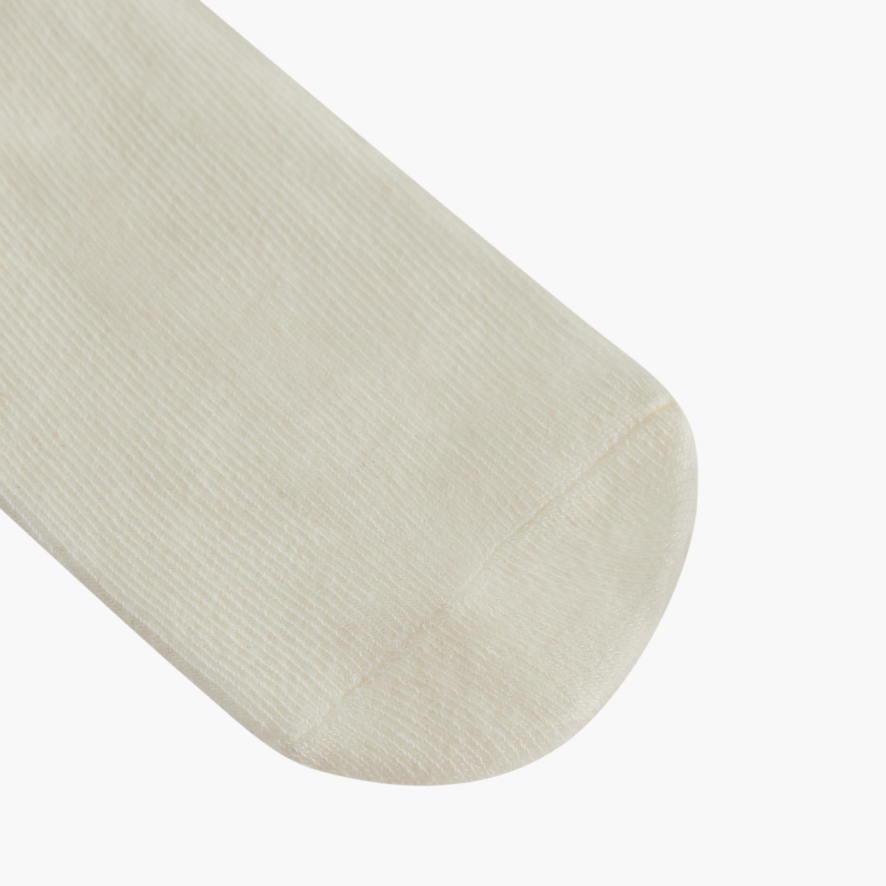 Little Missy Ribbed Non-Terry Ankle Length Socks - Set of 3-girls-accessories-socks-image-5