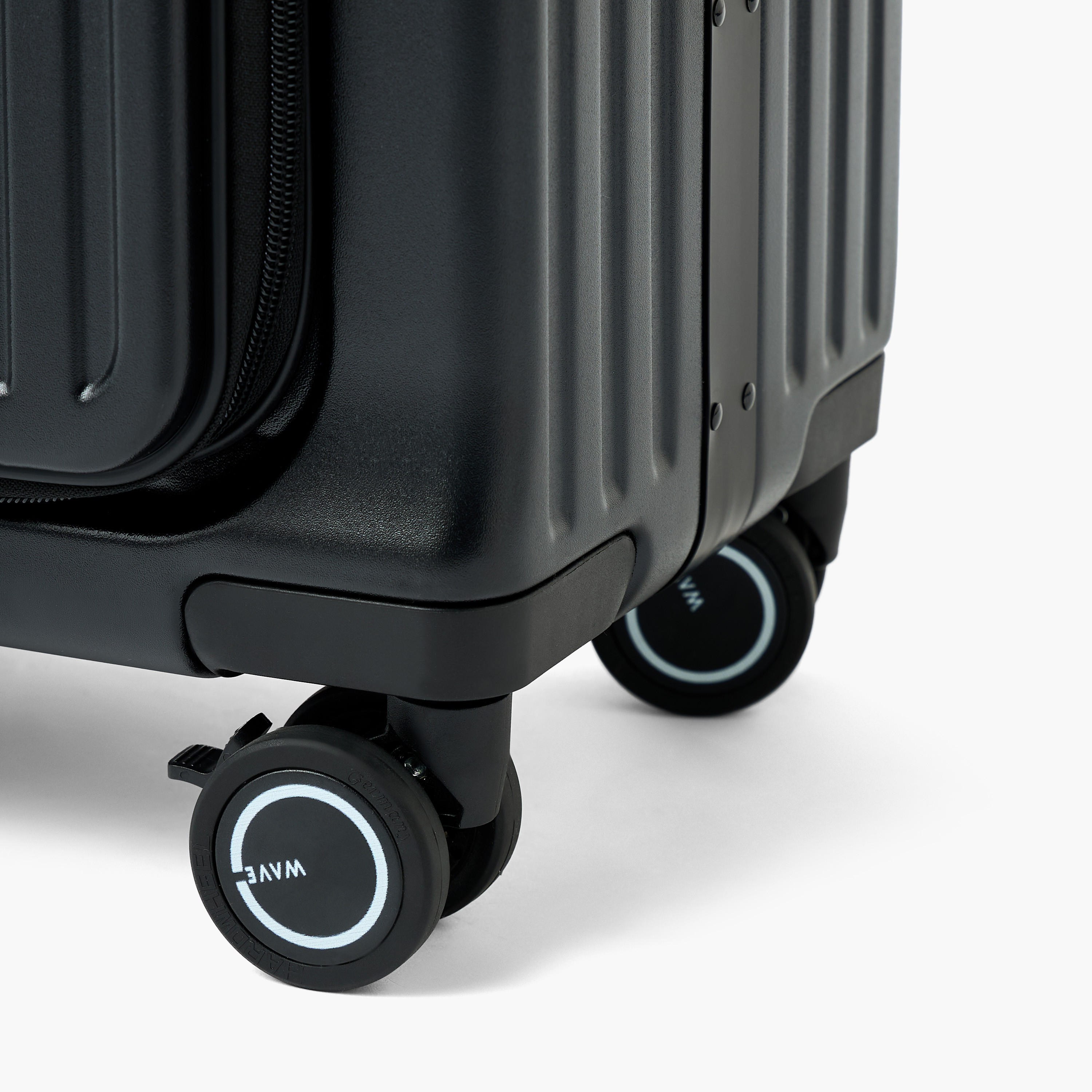 WAVE Textured Hardcase Luggage Trolley with Detachable Crossbody Bag & Cup Holder - 20 inches Cabin-travel-luggagesandbags-luggage-image-10
