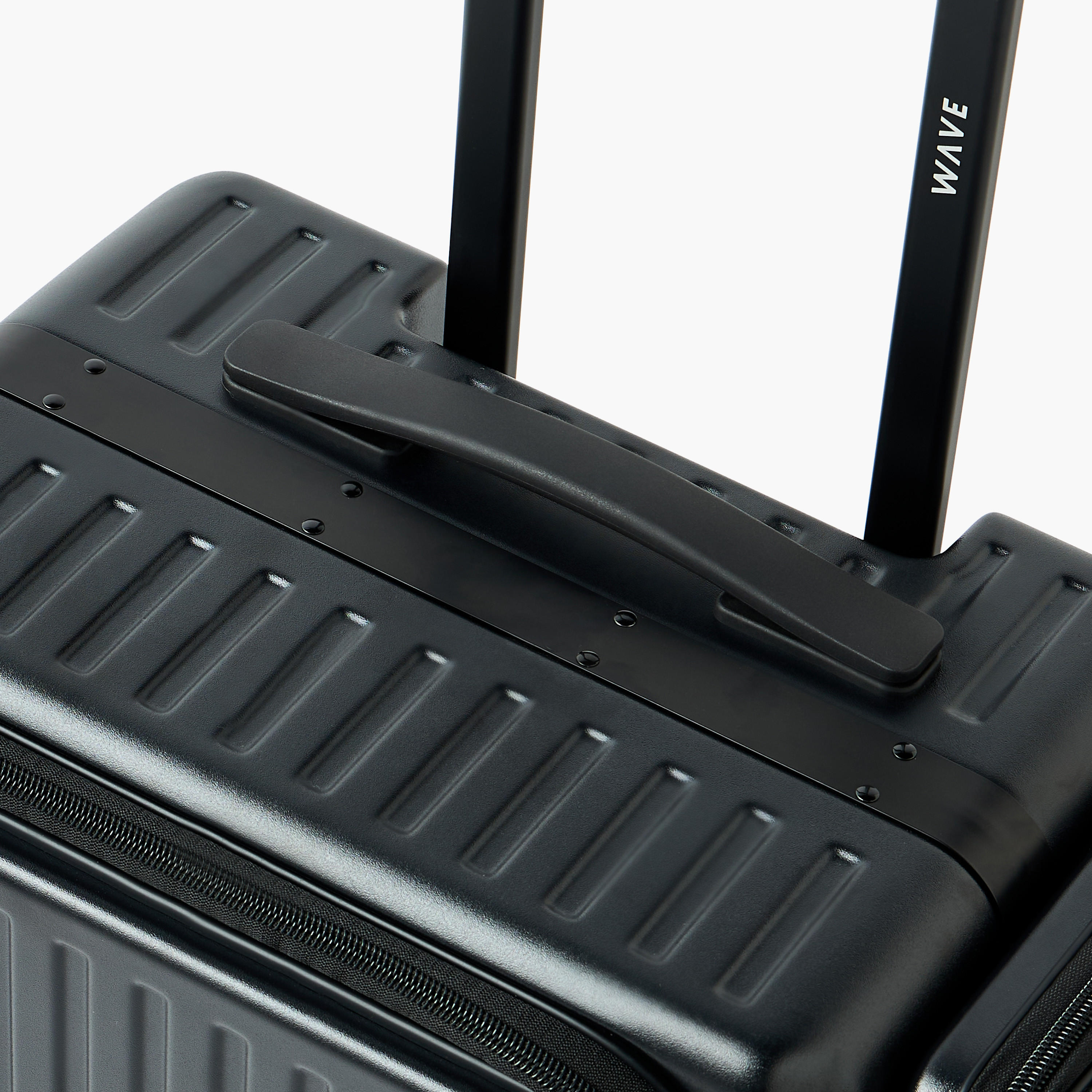 WAVE Textured Hardcase Luggage Trolley with Detachable Crossbody Bag & Cup Holder - 20 inches Cabin-travel-luggagesandbags-luggage-image-8