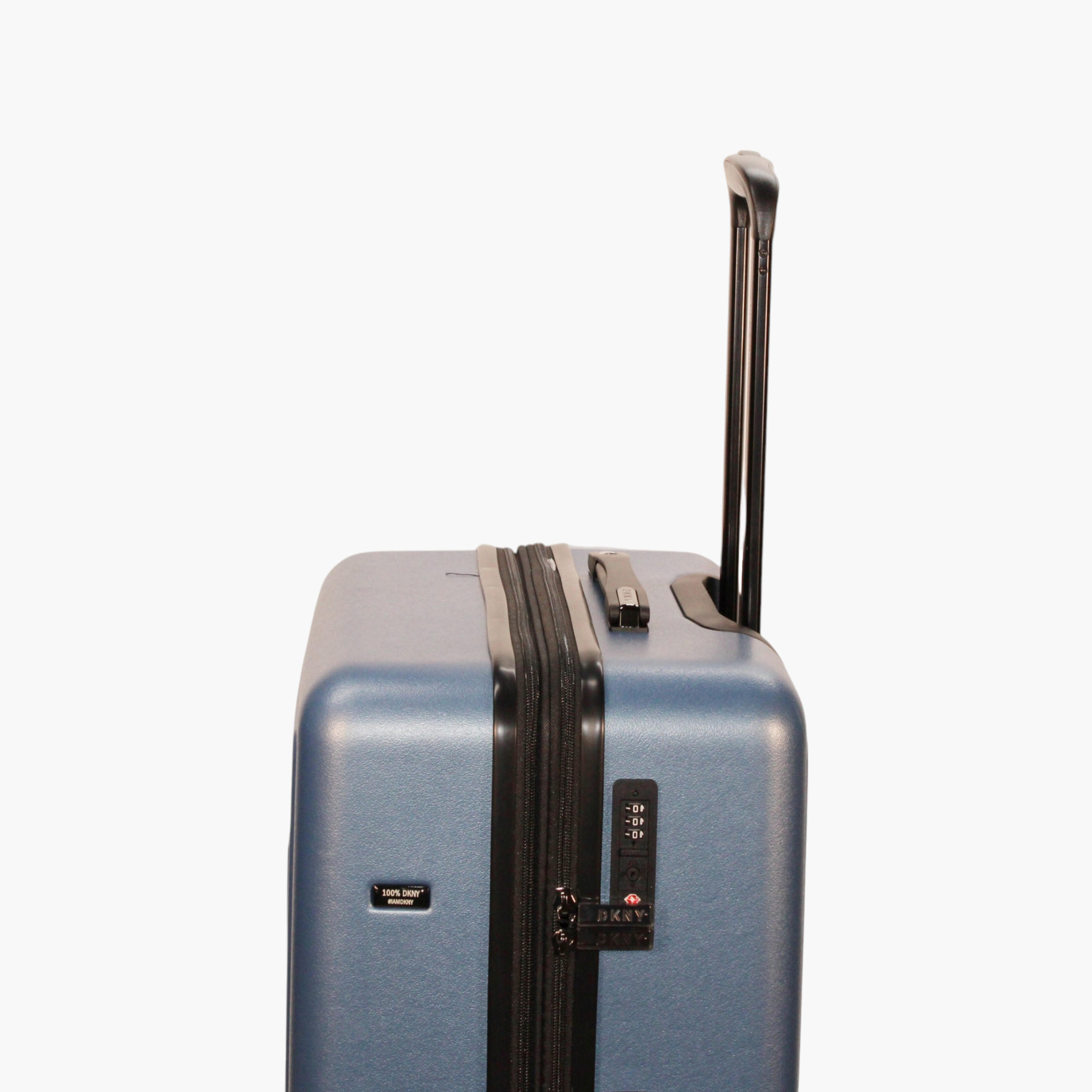 DKNY Logo Detail Hardcase Trolley Bag with Retractable Handle-travel-luggagesandbags-luggage-image-4