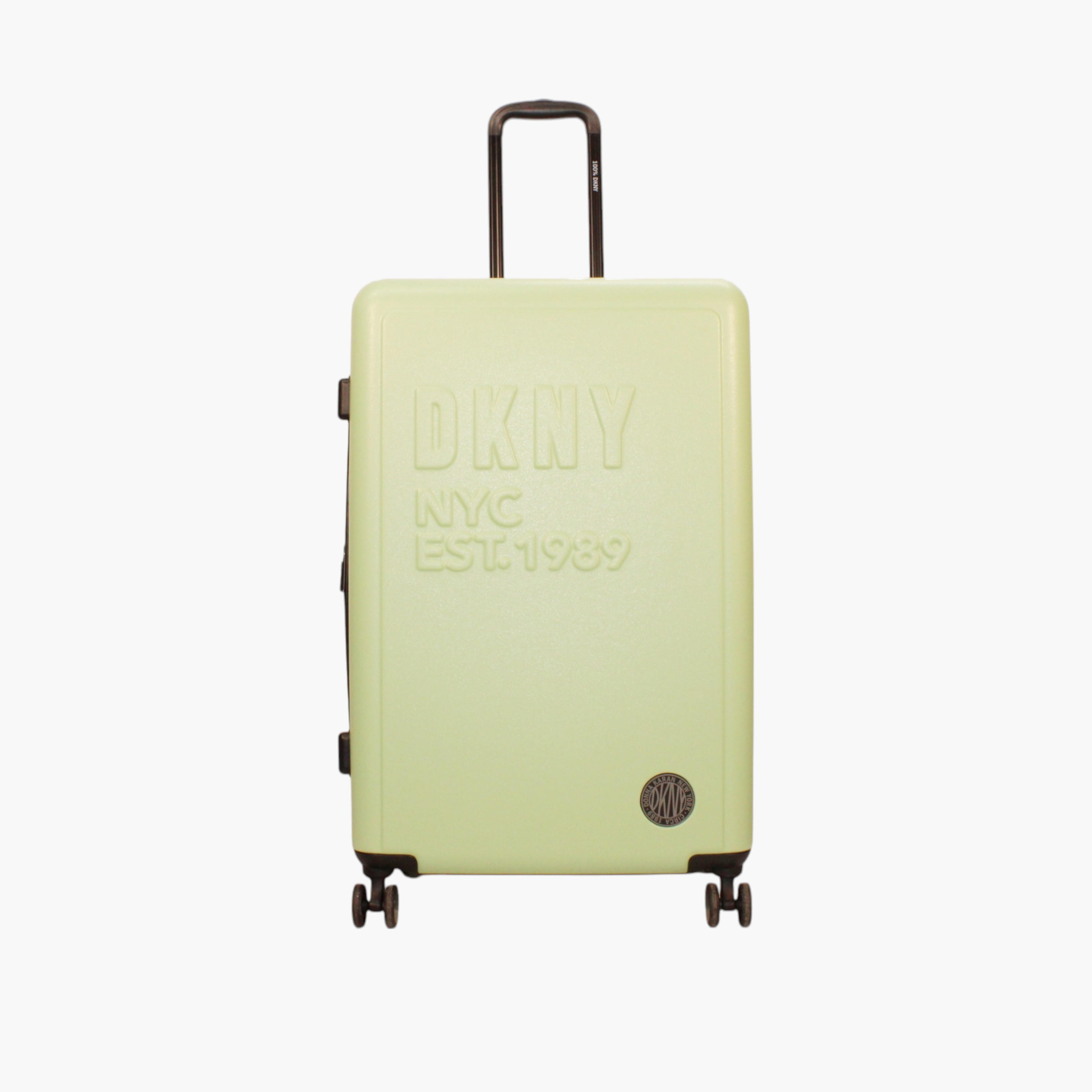 DKNY Logo Detail Hardcase Trolley Bag with Retractable Handle-travel-luggagesandbags-luggage-image-1