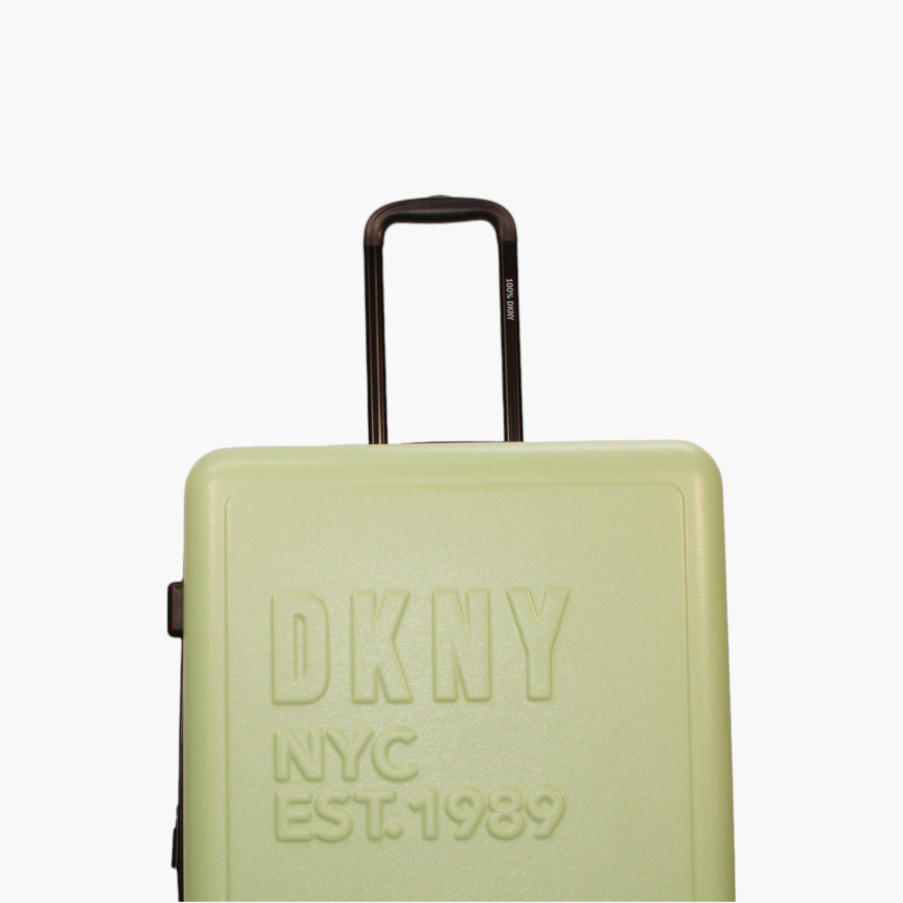 DKNY Logo Detail Hardcase Trolley Bag with Retractable Handle-travel-luggagesandbags-luggage-image-5