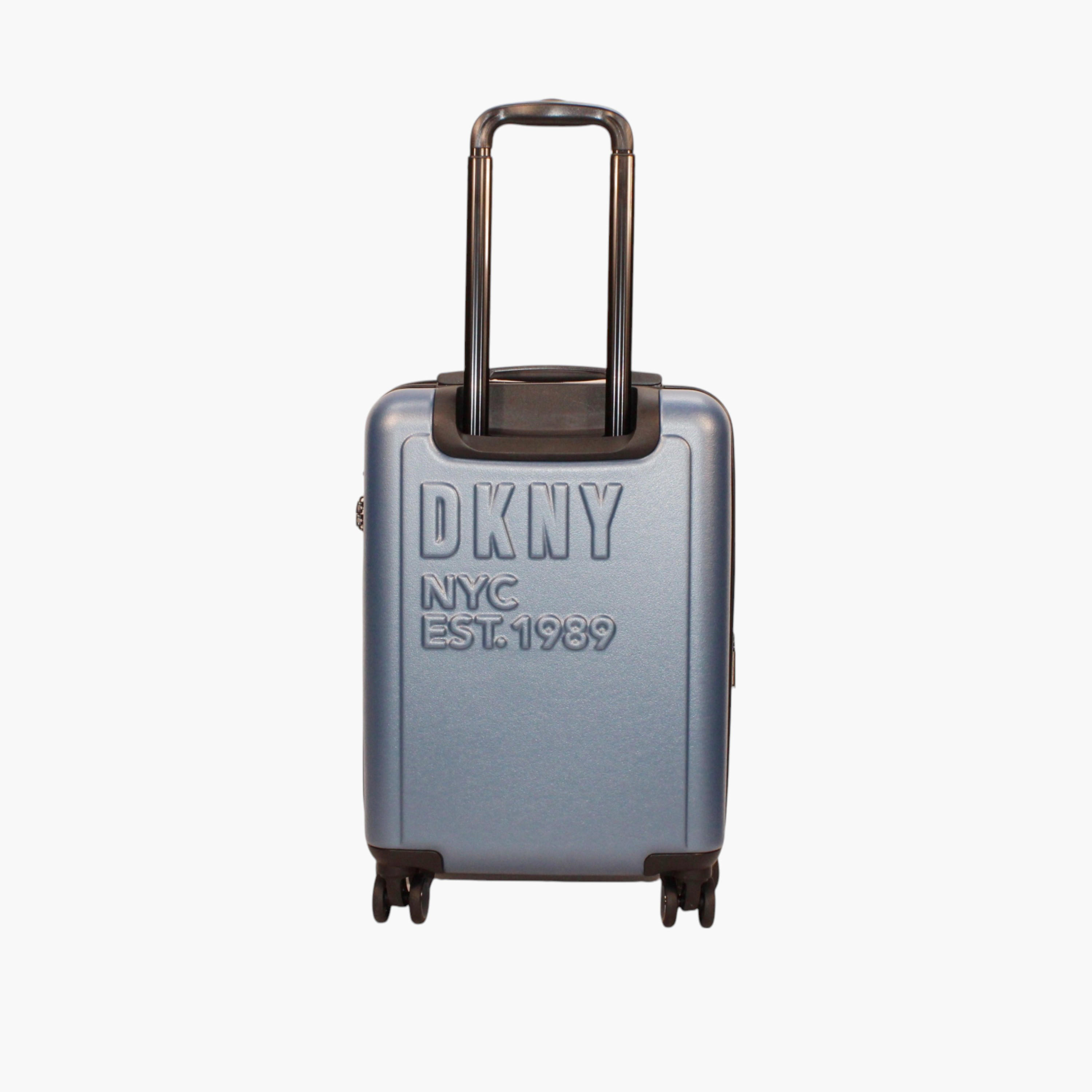 DKNY Logo Detail Hardcase Trolley Bag with Retractable Handle-travel-luggagesandbags-luggage-image-2