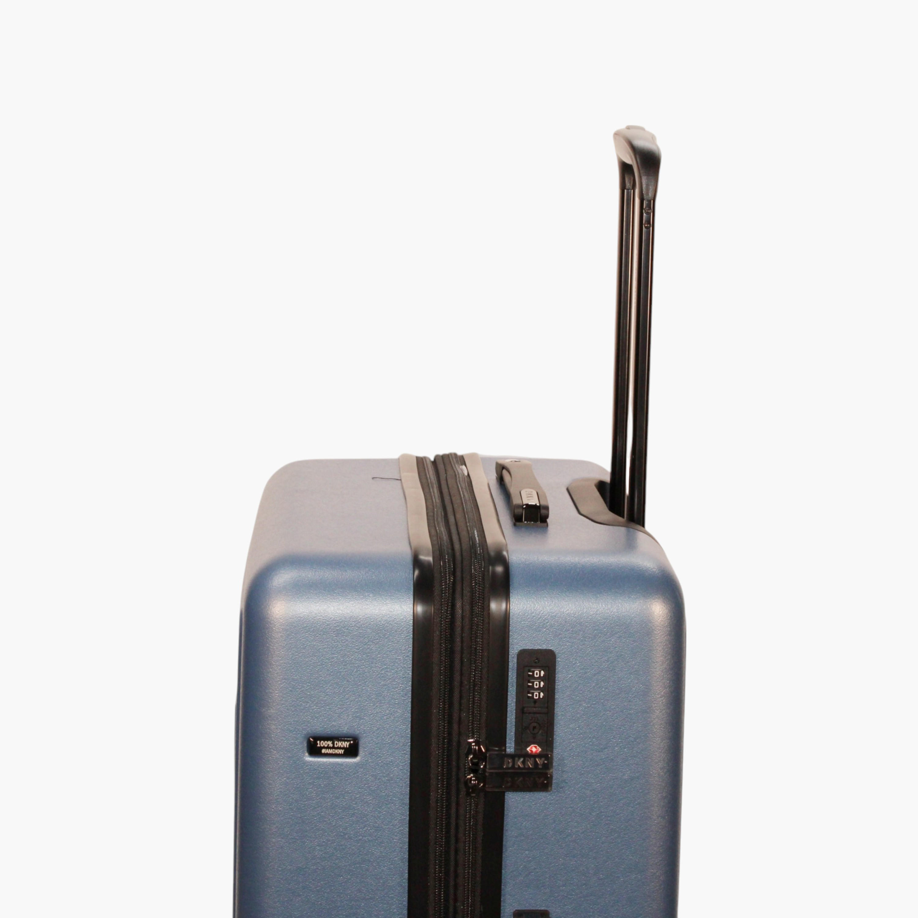 DKNY Logo Detail Hardcase Trolley Bag with Retractable Handle-travel-luggagesandbags-luggage-image-4