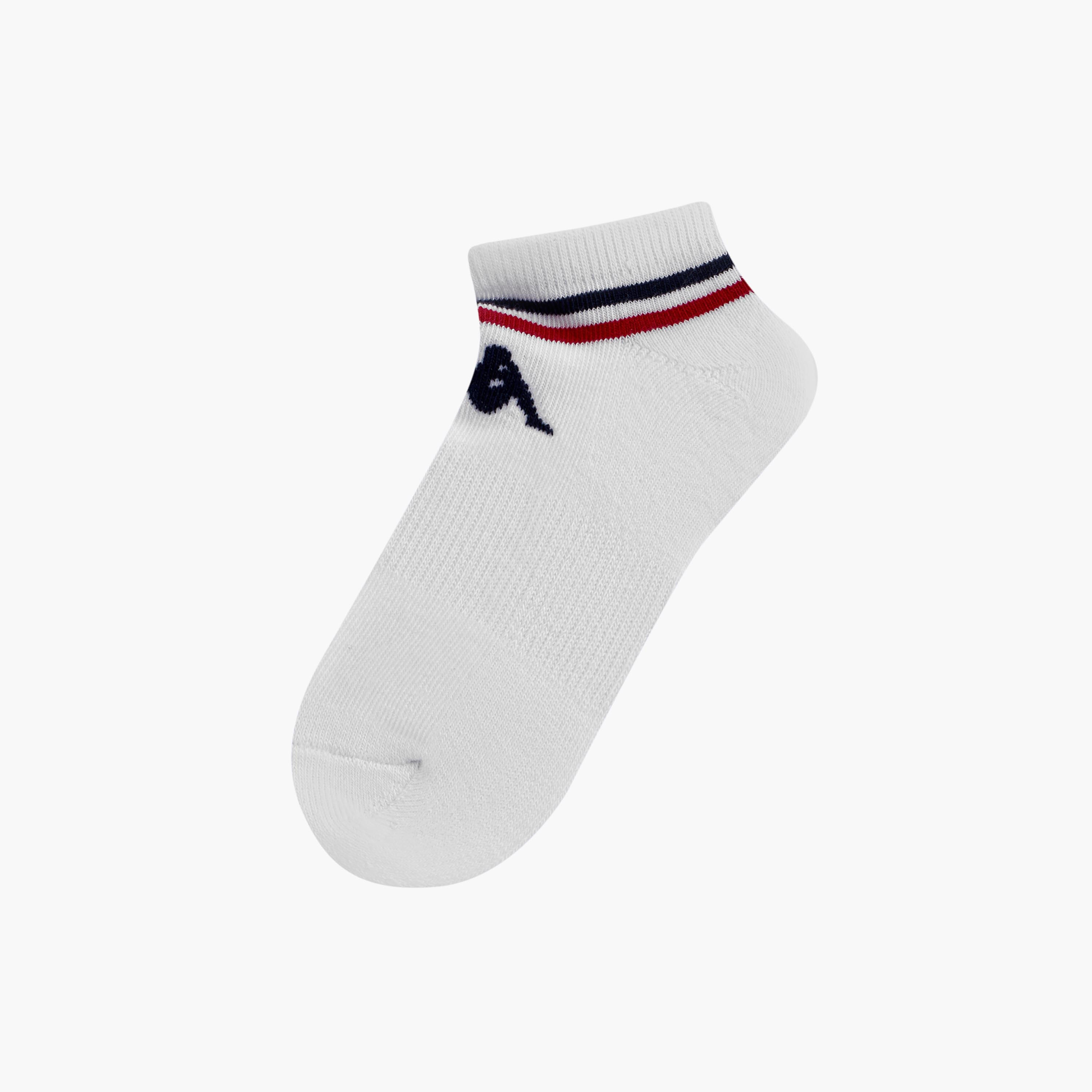 Kappa Striped Ankle Length Non Terry Cushioned Sports Socks - Set of 5-girls-accessories-socks-image-2