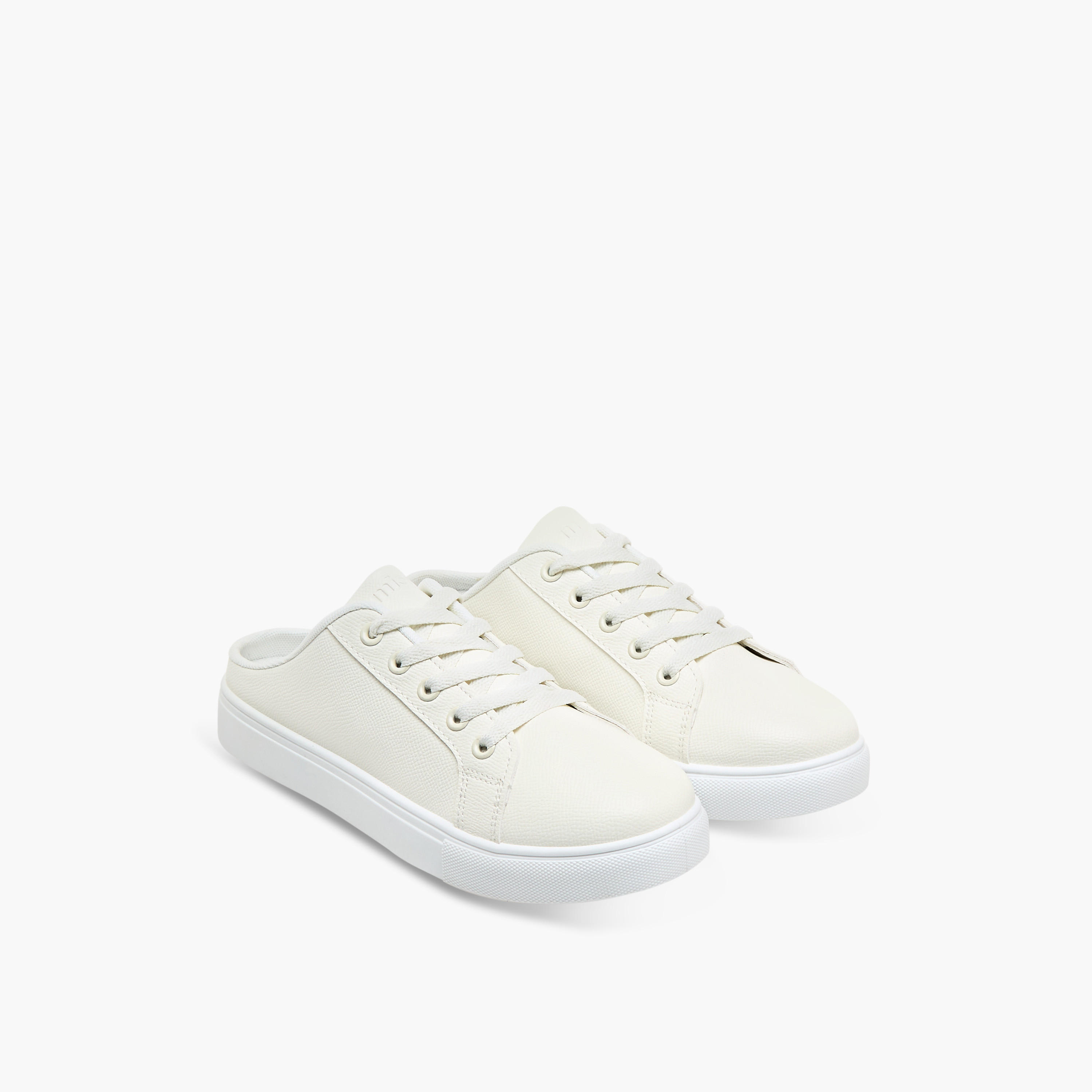 Missy Solid Slip-On Mule with Lace Detail-women-shoes-flats-mules-image-1