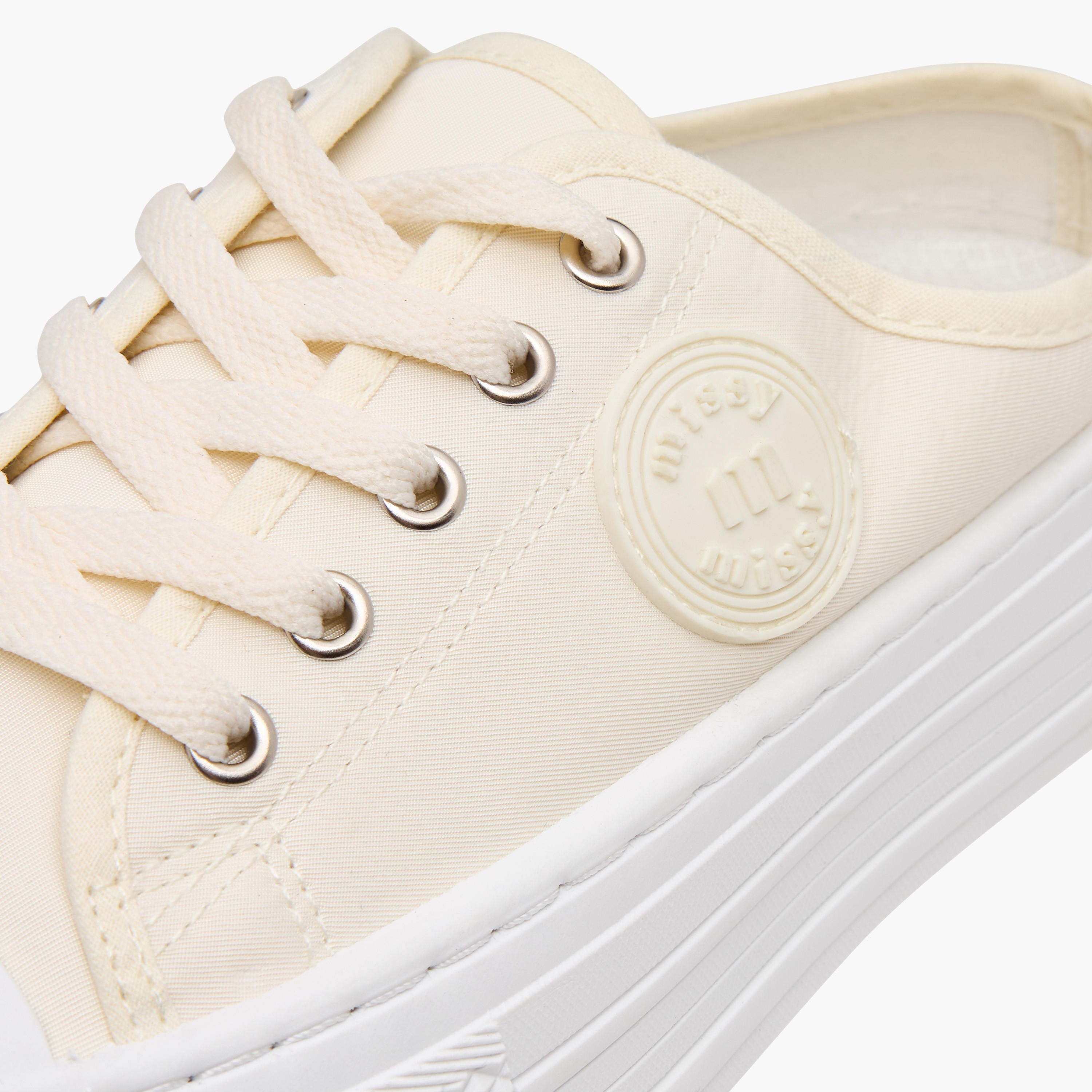 Missy Logo Applique Slip-On Sneakers with Lace Detail-women-shoes-flats-mules-image-4