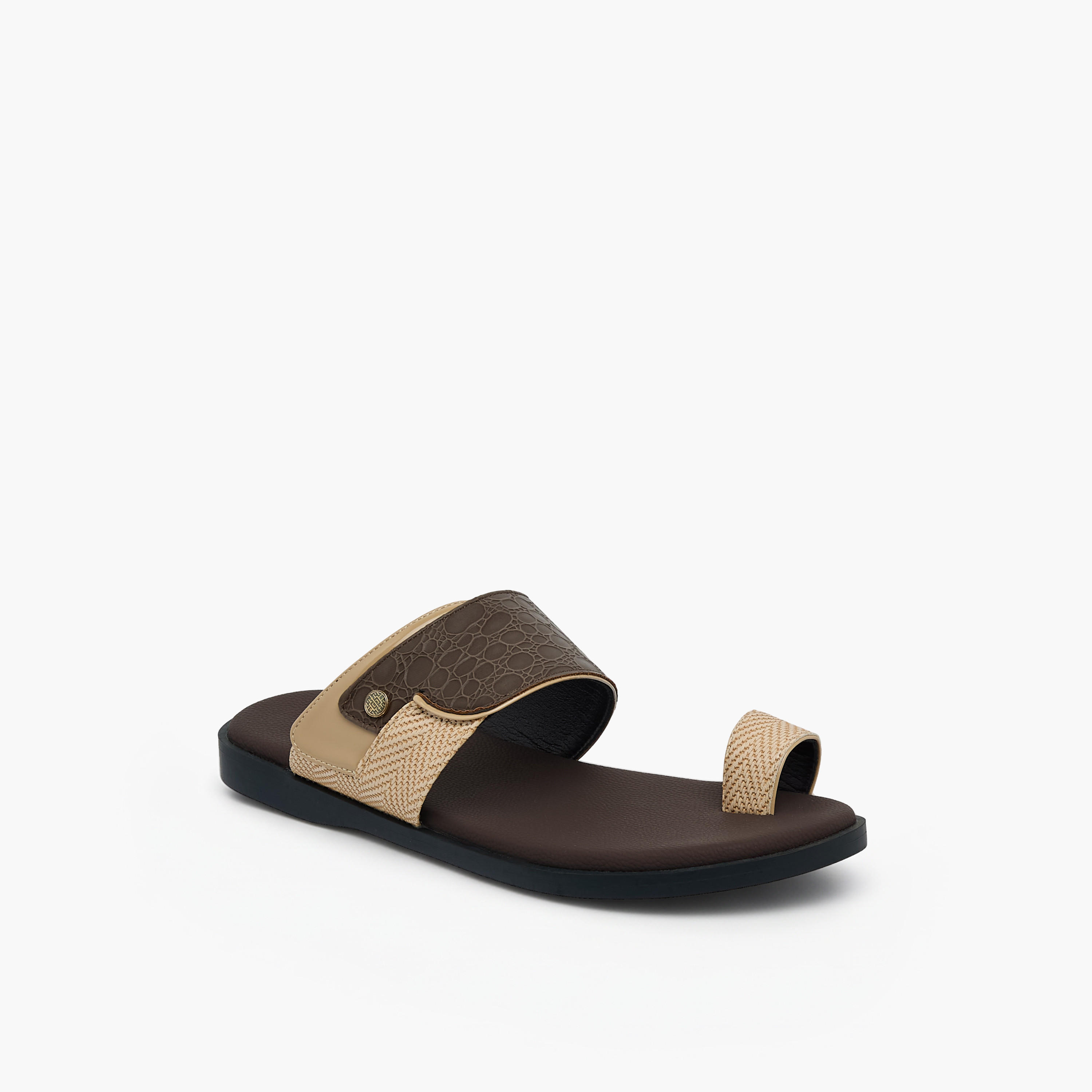 صندل عربي بحلقة إصبع للرجال من الواحة-men-shoes-sandals-image-2