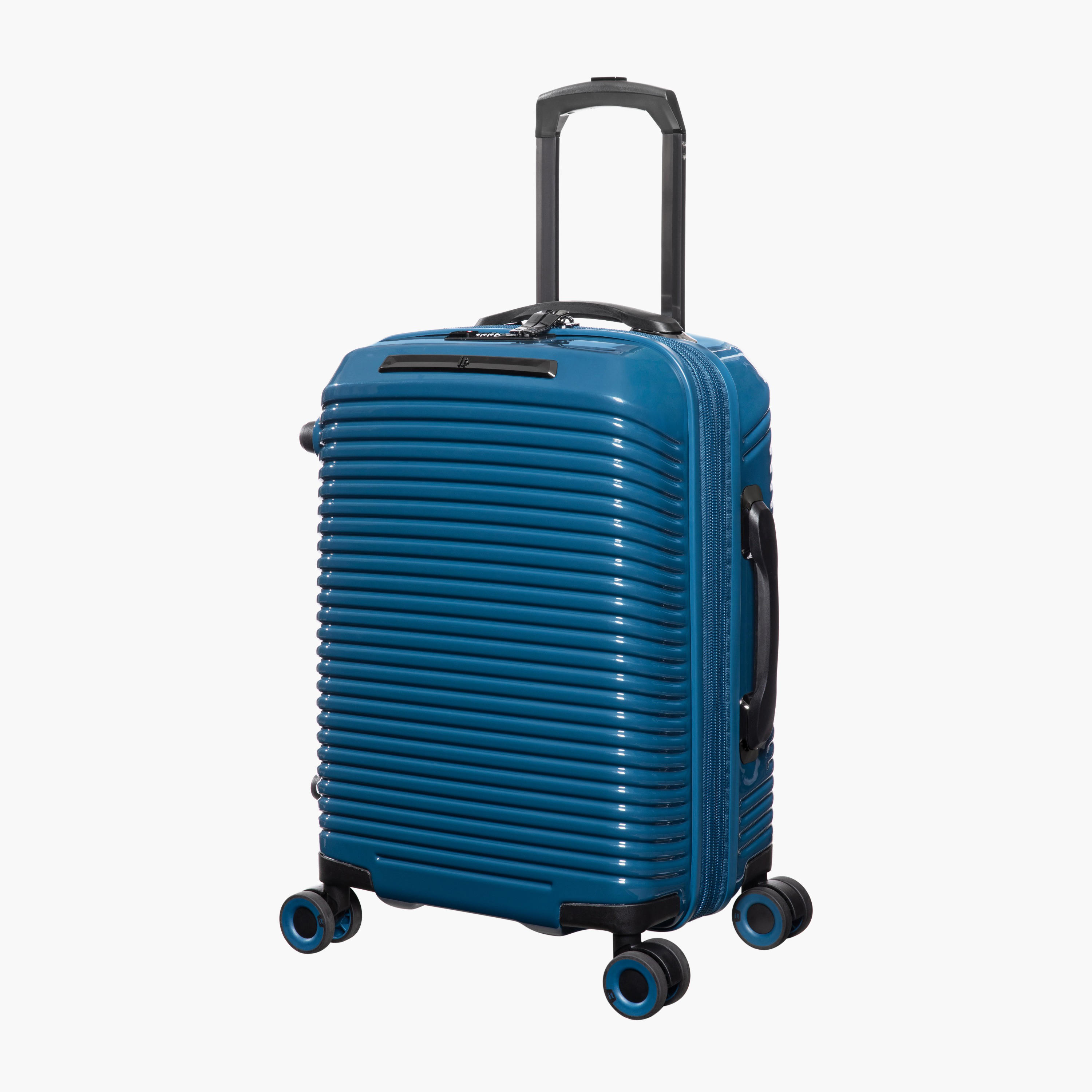 IT Textured Hardcase Luggage Trolley with Retractable Handle - 20 inches Cabin Bag-travel-luggagesandbags-luggage-image-1