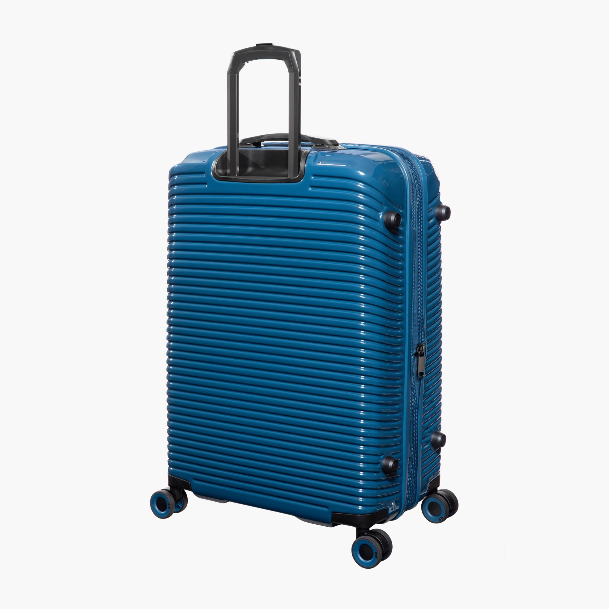 IT Textured Hardcase Luggage Trolley with Retractable Handle - 24 inches Check-In Bag-travel-luggagesandbags-luggage-image-2