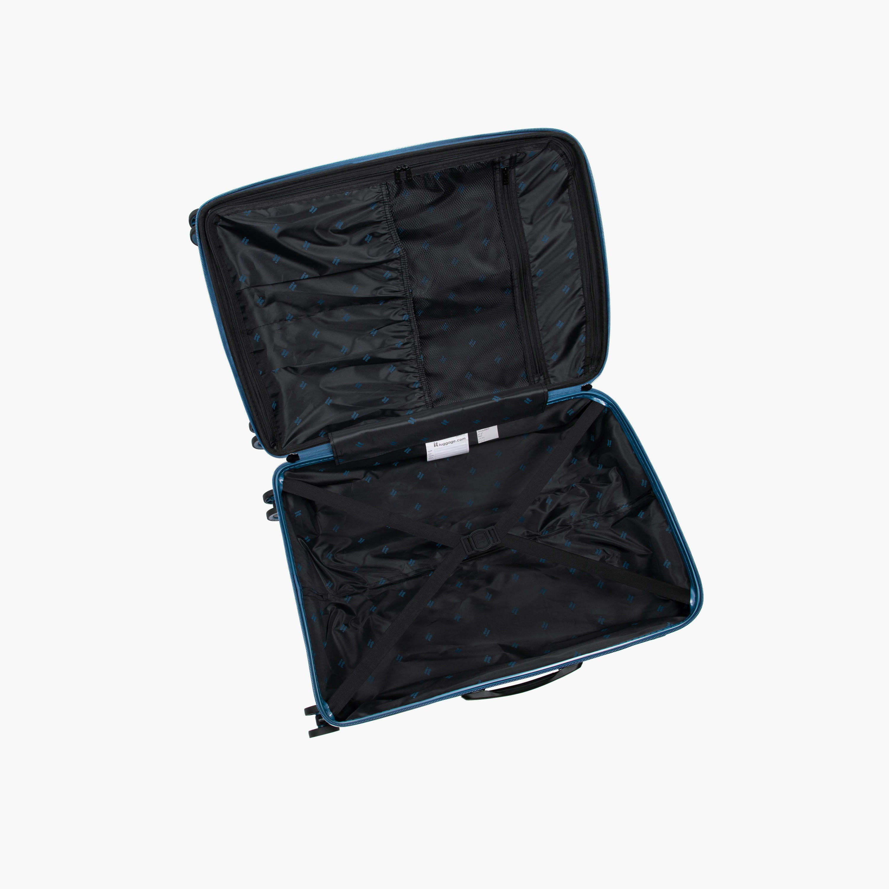 IT Textured Hardcase Luggage Trolley with Retractable Handle - 24 inches Check-In Bag-travel-luggagesandbags-luggage-image-5