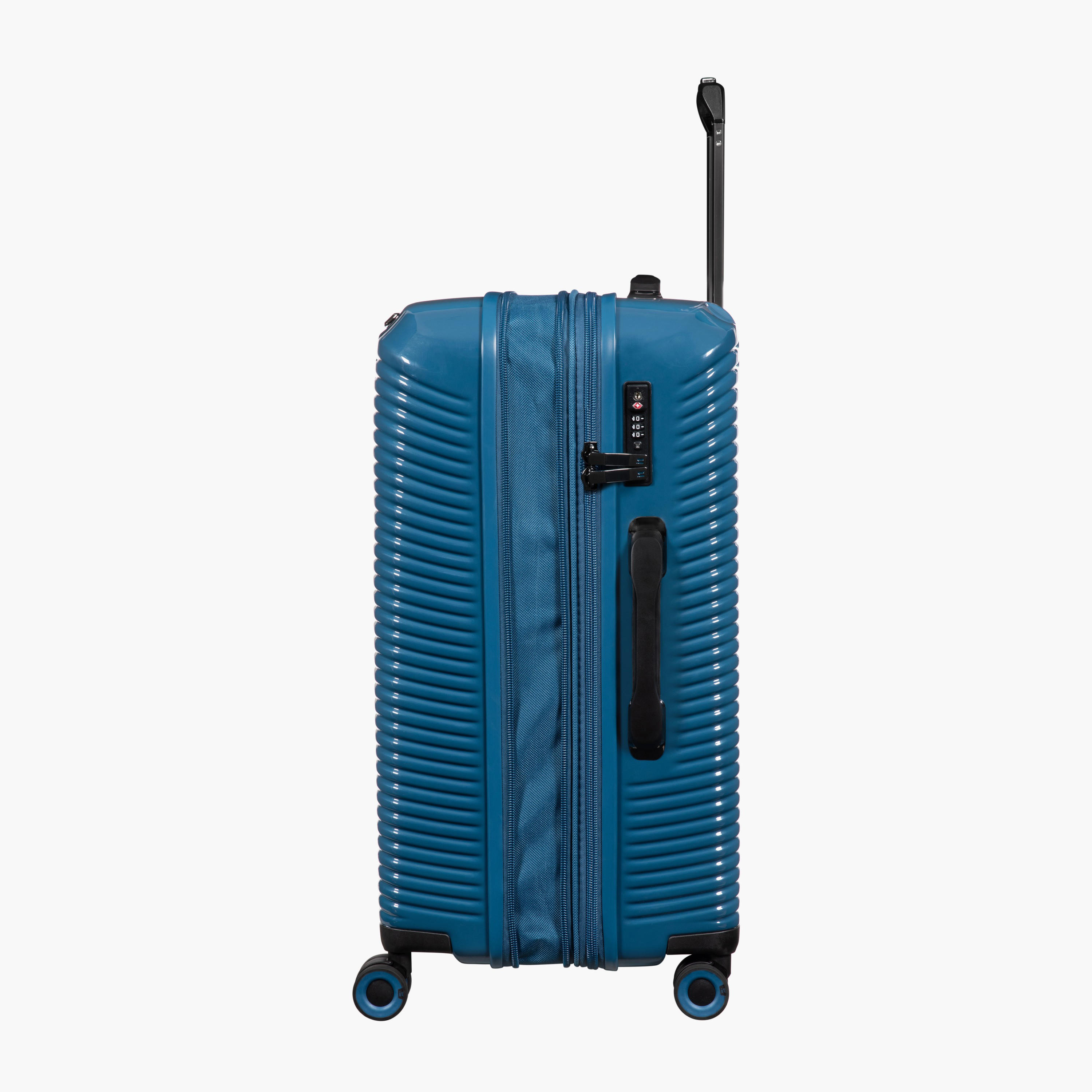 IT Textured Hardcase Luggage Trolley with Retractable Handle - 24 inches Check-In Bag-travel-luggagesandbags-luggage-image-6