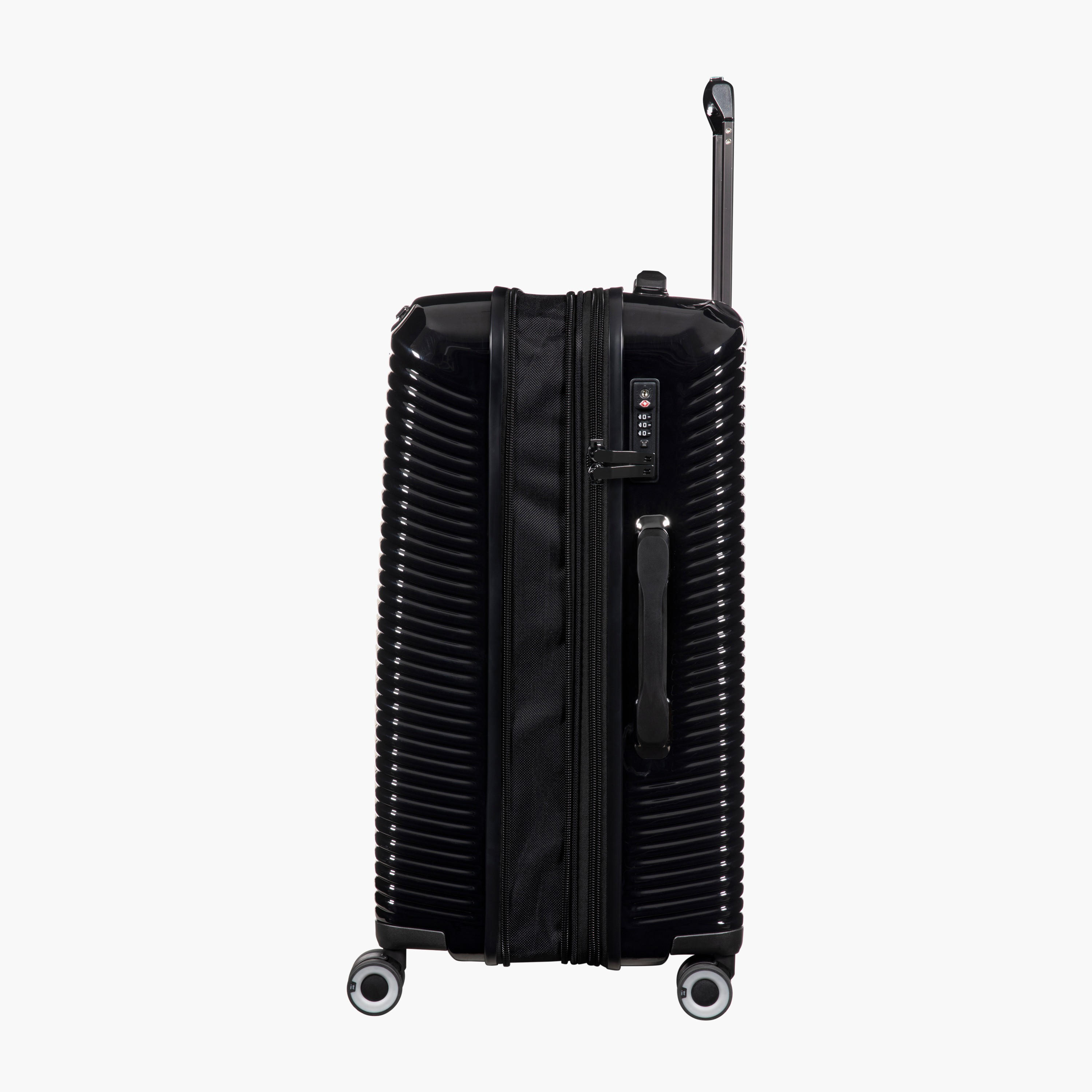 IT Textured Hardcase Luggage Trolley with Retractable Handle - 28 inches Check-In Bag-travel-luggagesandbags-luggage-image-4