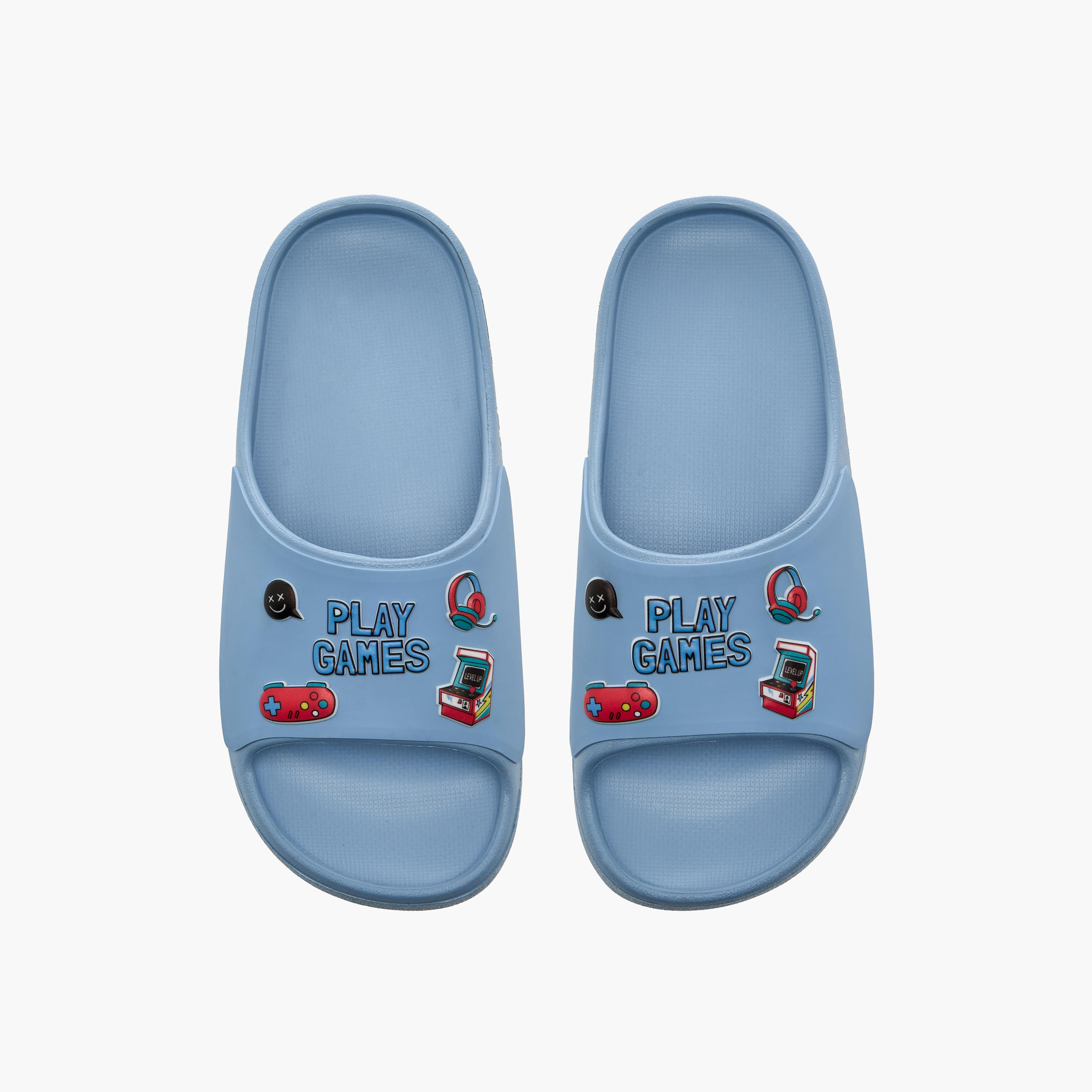 Aqua Boys Game Detail Slides-boys-shoes-sandals-image-1