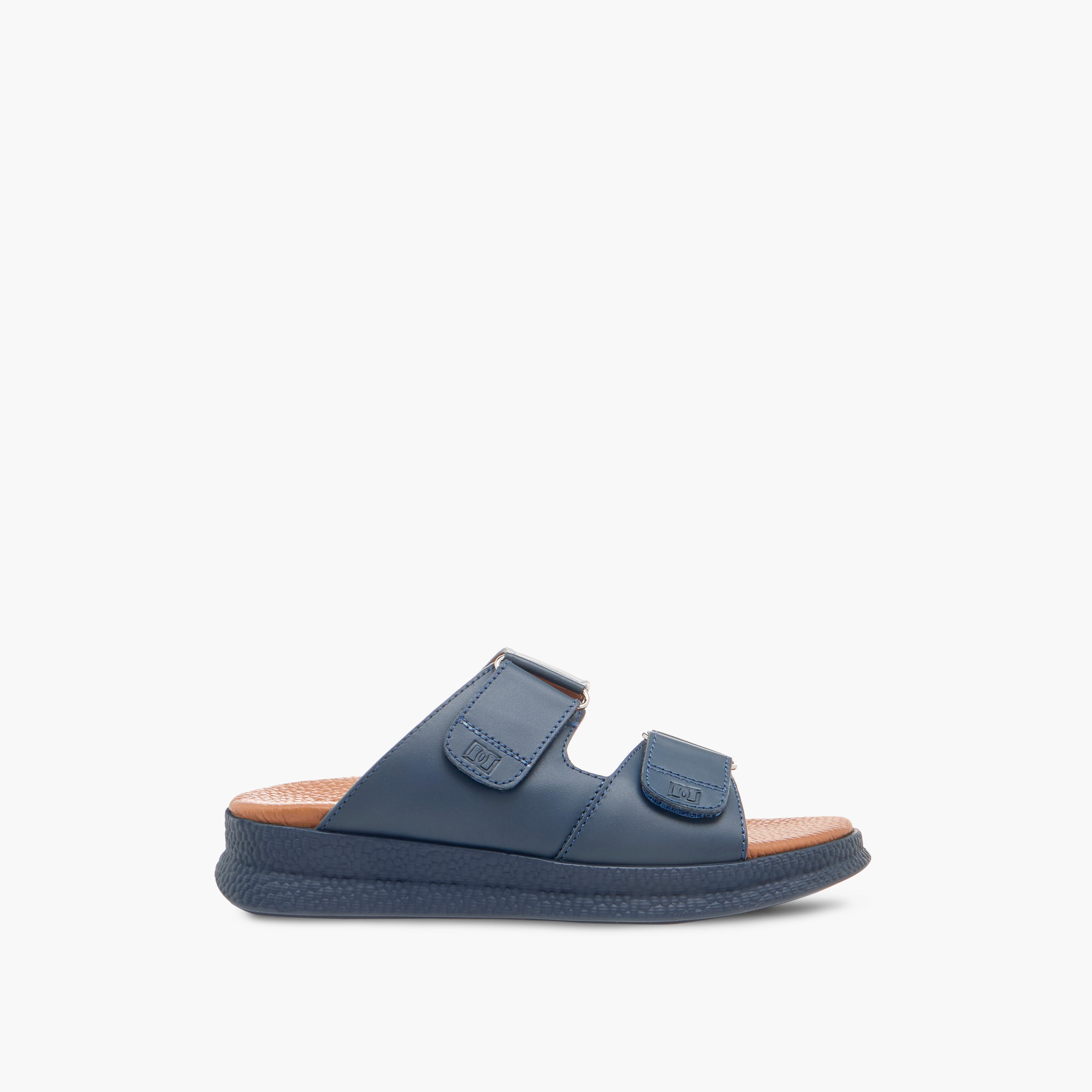 Mister Duchini Buckle Accent Slip-On Arabic Sandals-boys-shoes-sandals-image-2