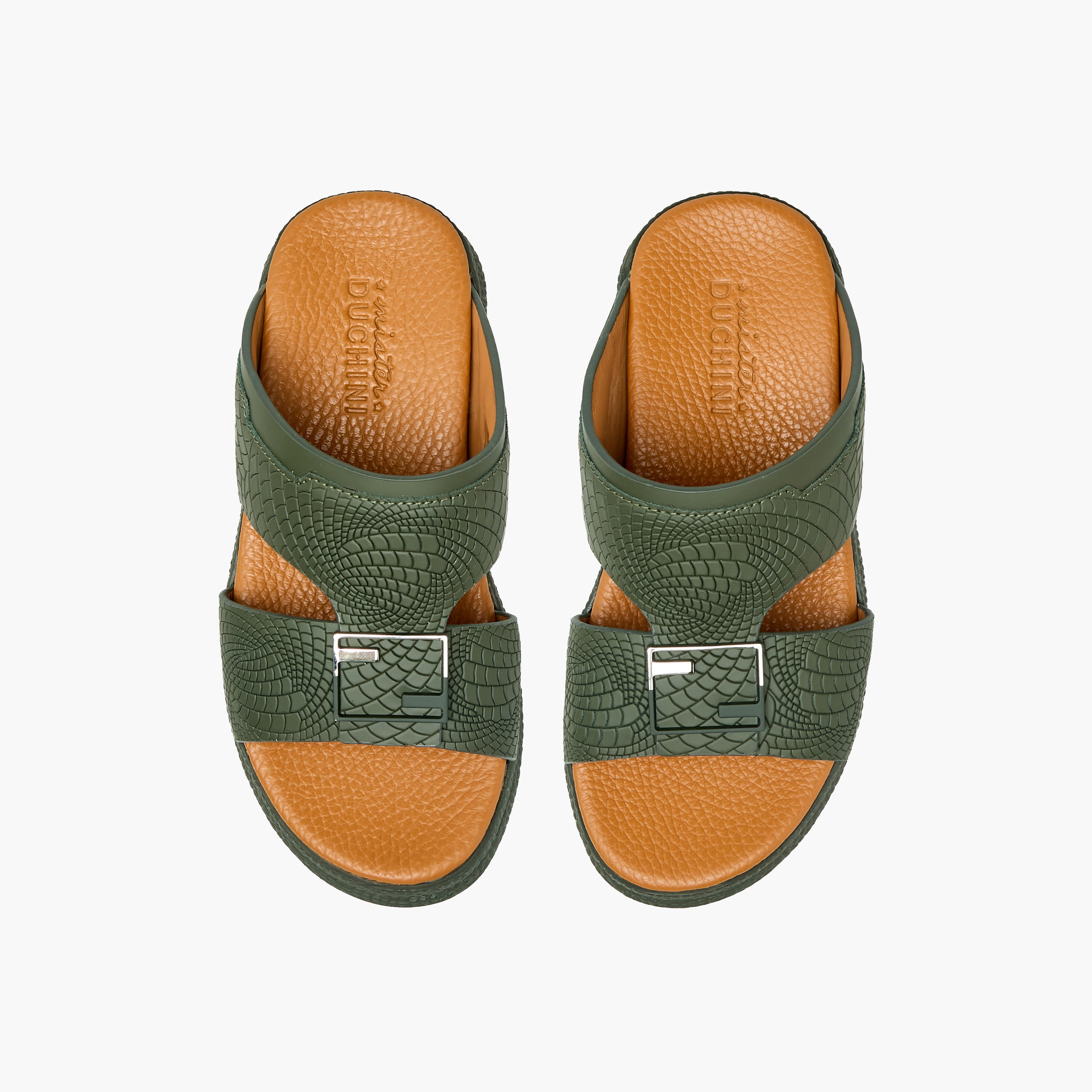 Mister Duchini Boys Leather Arabic Sandals-boys-shoes-sandals-image-1
