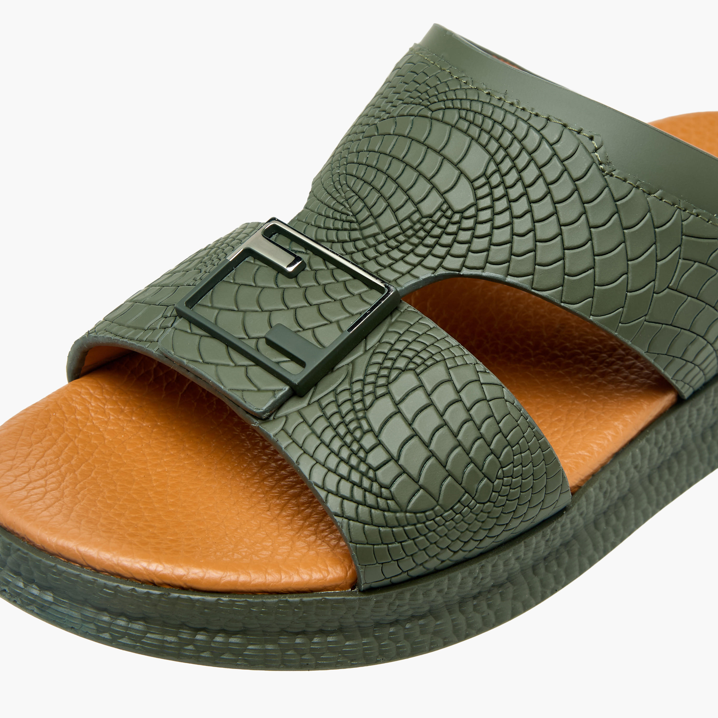 Mister Duchini Boys Leather Arabic Sandals-boys-shoes-sandals-image-4
