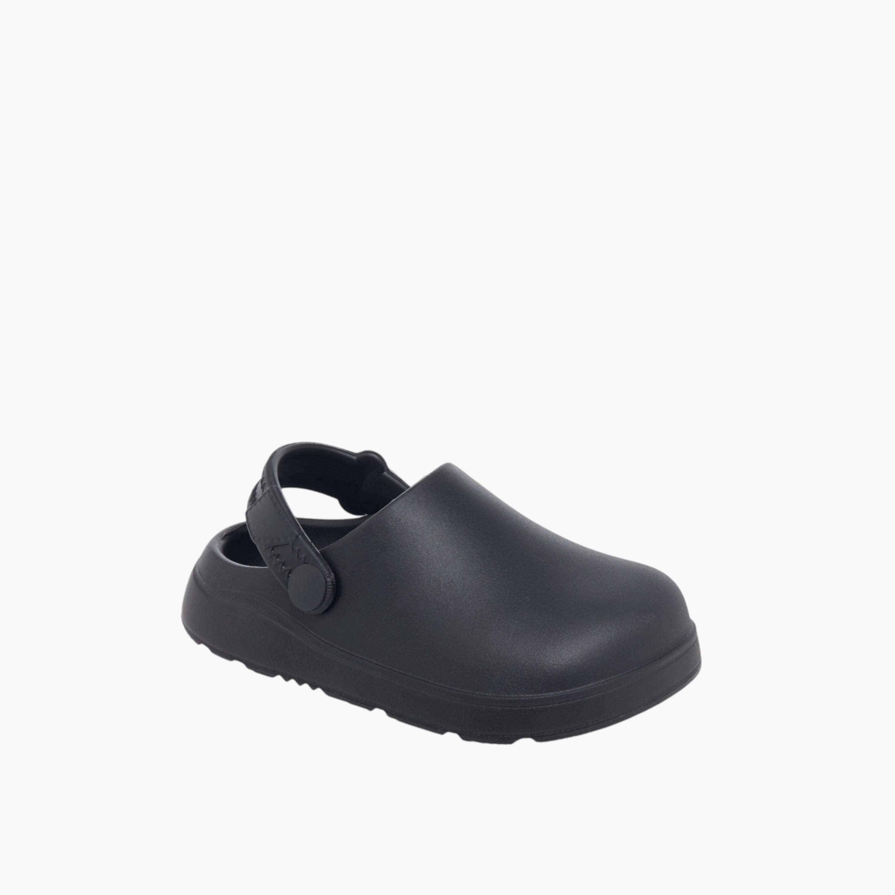 Aqua Solid Clogs with Backstrap-boys-shoes-flipflopsandslides-image-2