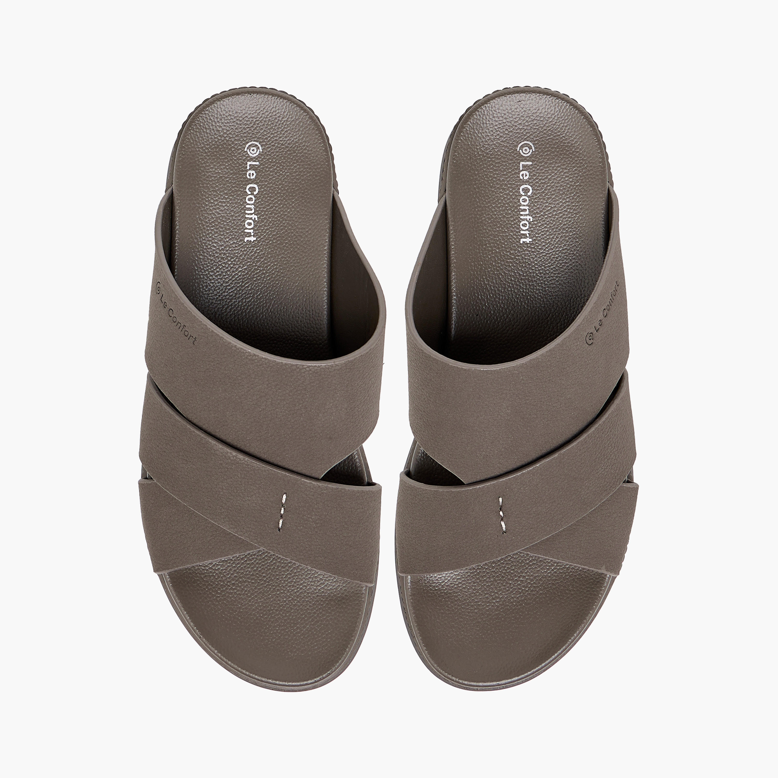 صندل بارز الملمس وسهل الارتداء بحزام متقاطع من لوكومفورت-men-shoes-sandals-image-1