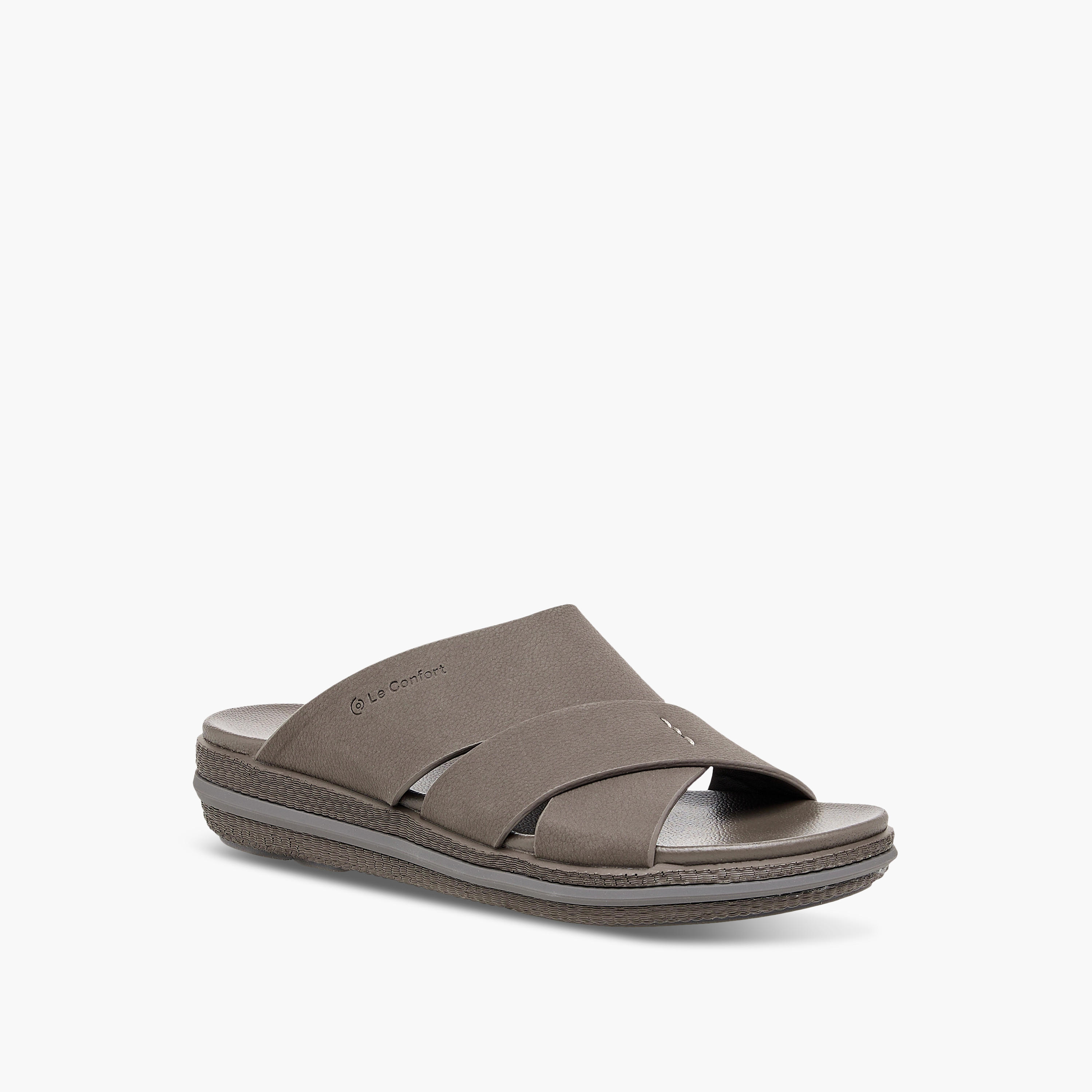 صندل بارز الملمس وسهل الارتداء بحزام متقاطع من لوكومفورت-men-shoes-sandals-image-2