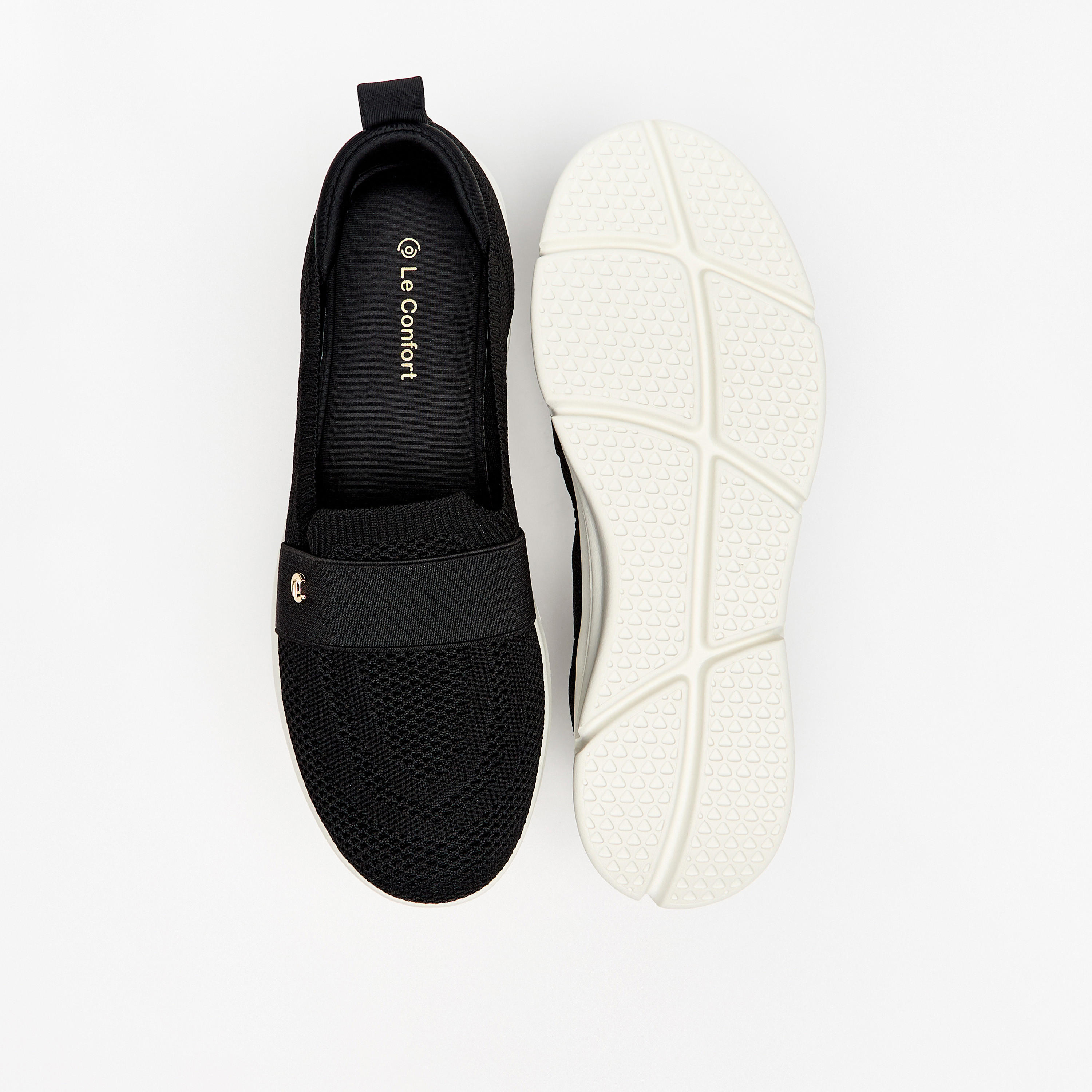 Le Confort Women Textured Slip-On Sneakers-women-shoes-sneakers-image-1