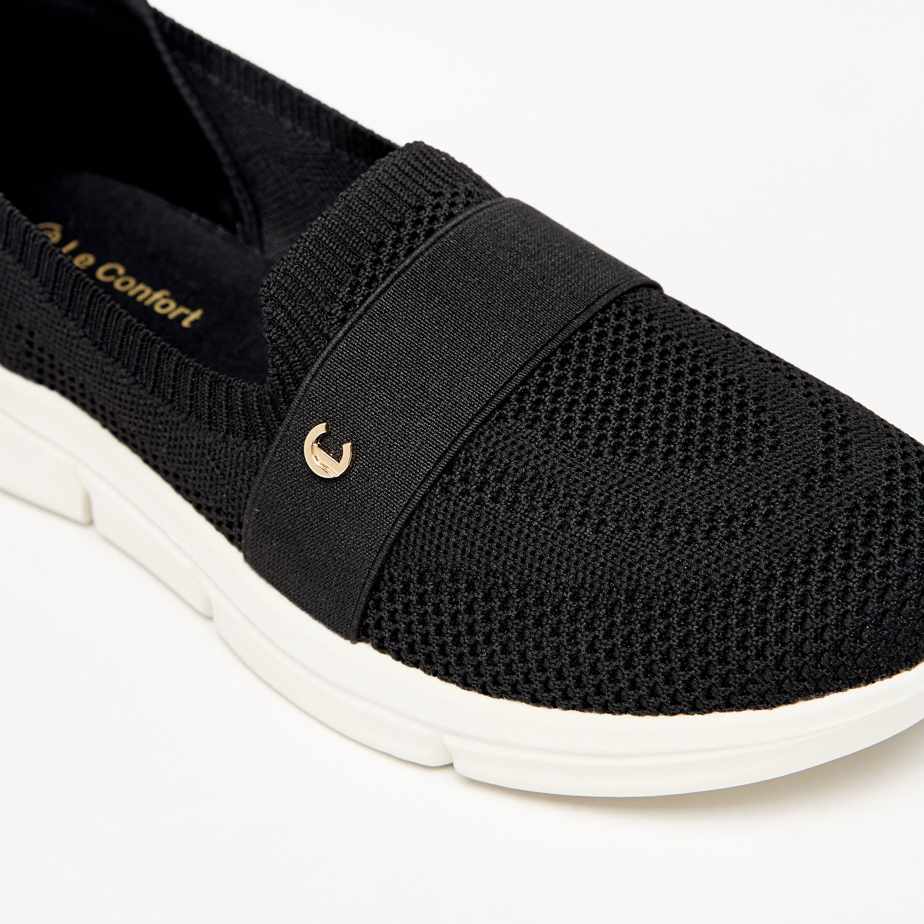 Le Confort Women Textured Slip-On Sneakers-women-shoes-sneakers-image-5