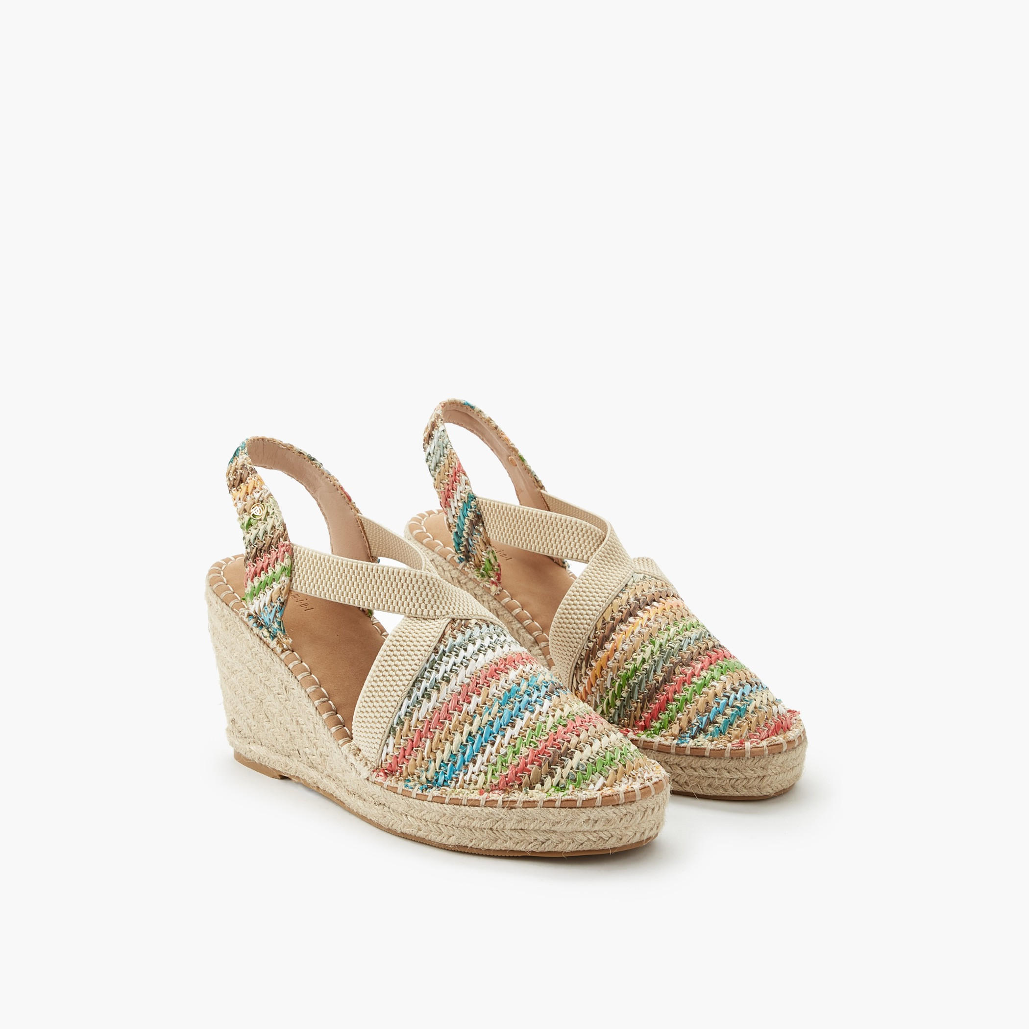 Peppermint Women Wedge Heel Espadrilles-women-shoes-flats-espadrilles-image-1