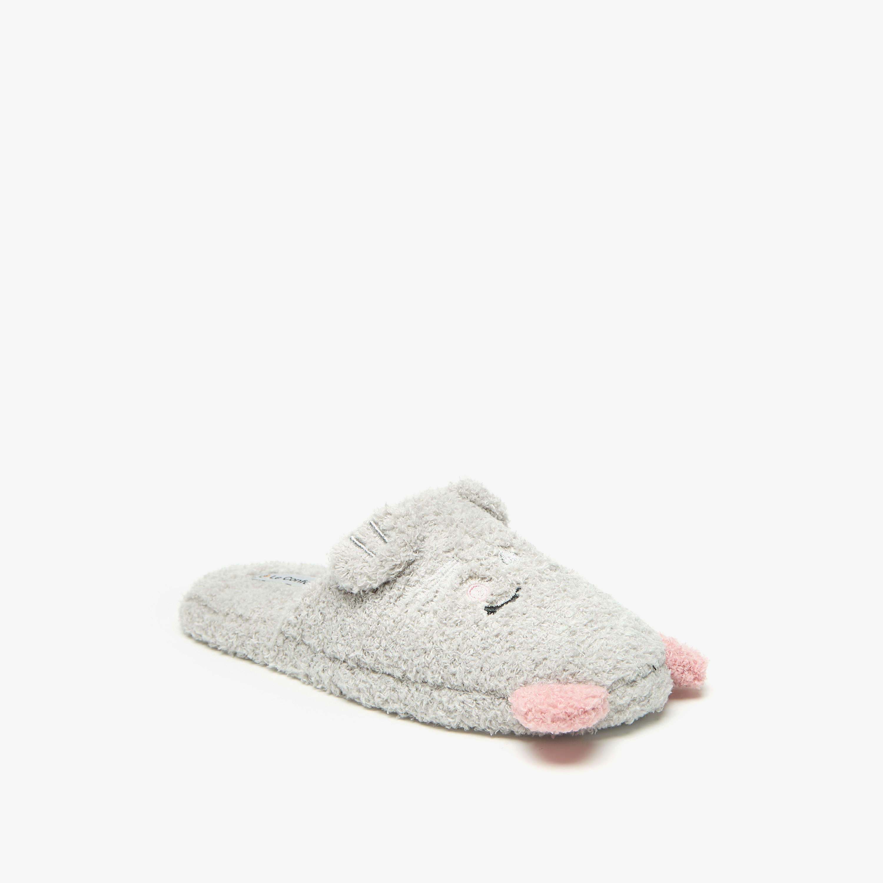 Le Confort Plush Detail Bedroom Slippers-women-shoes-bedroomslippers-image-2
