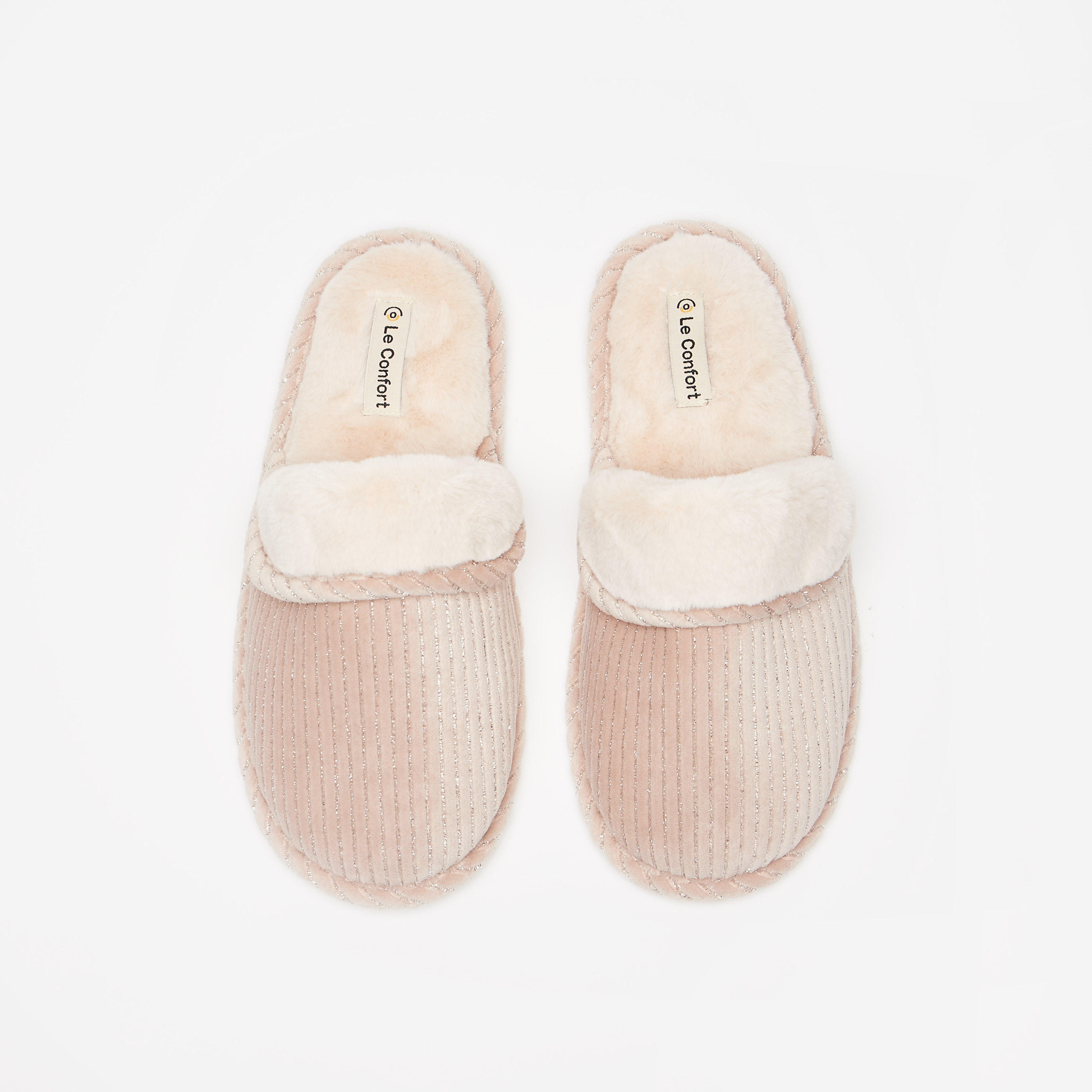 Le Confort Ribbed Slip-On Bedroom Mules-women-shoes-flipflopsandslides-image-1