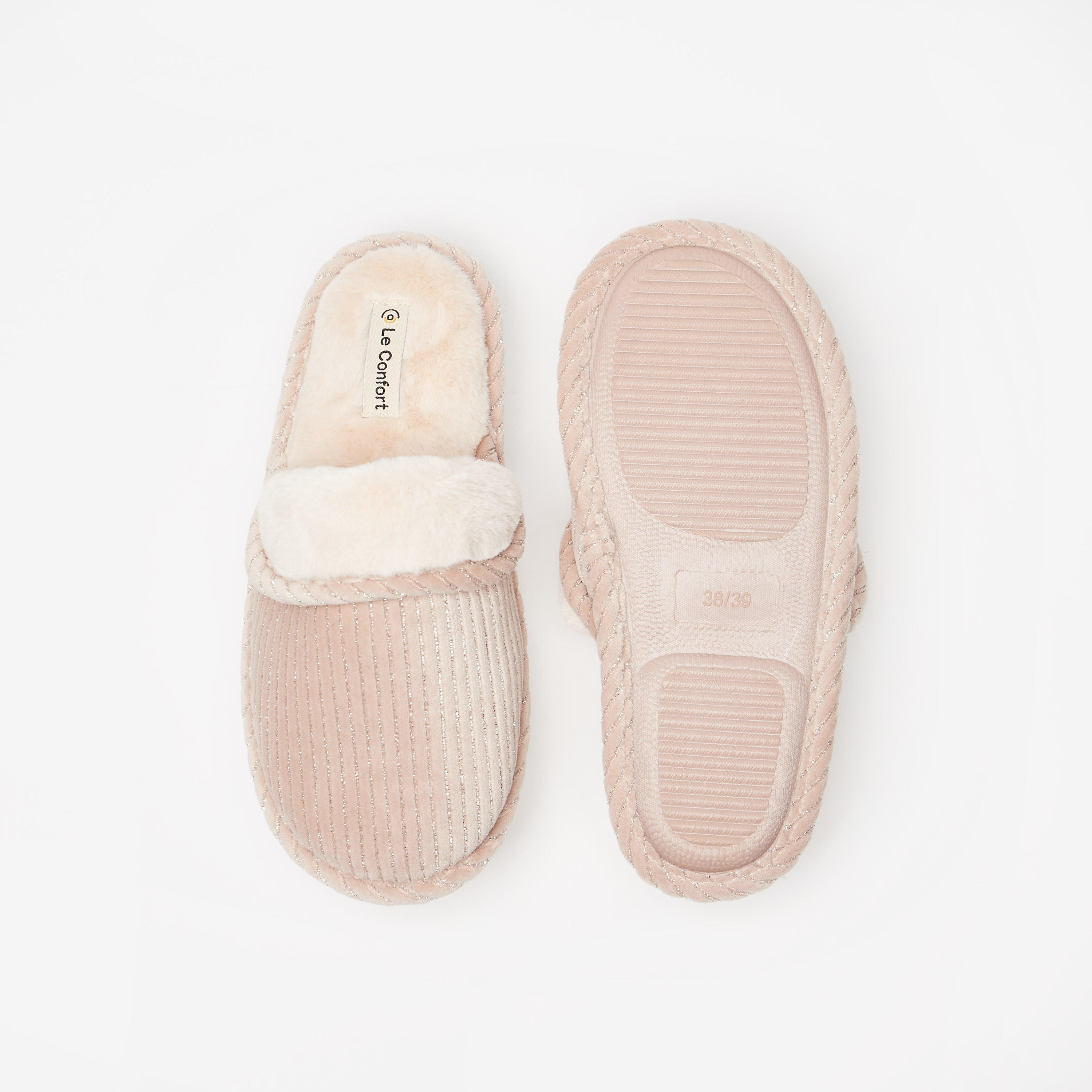 Le Confort Ribbed Slip-On Bedroom Mules-women-shoes-flipflopsandslides-image-5