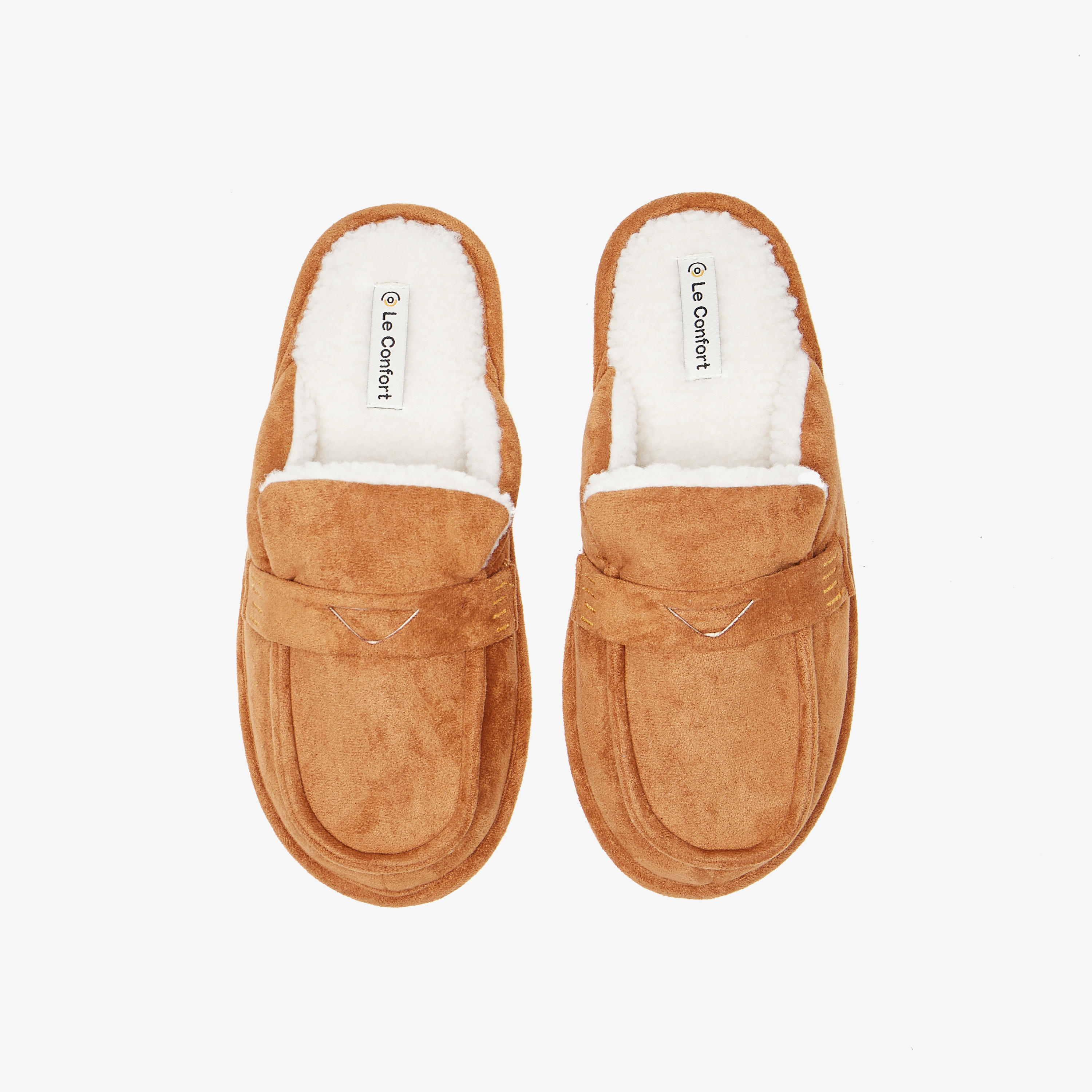 Le Confort Solid Bedroom Slippers-women-shoes-bedroomslippers-image-1