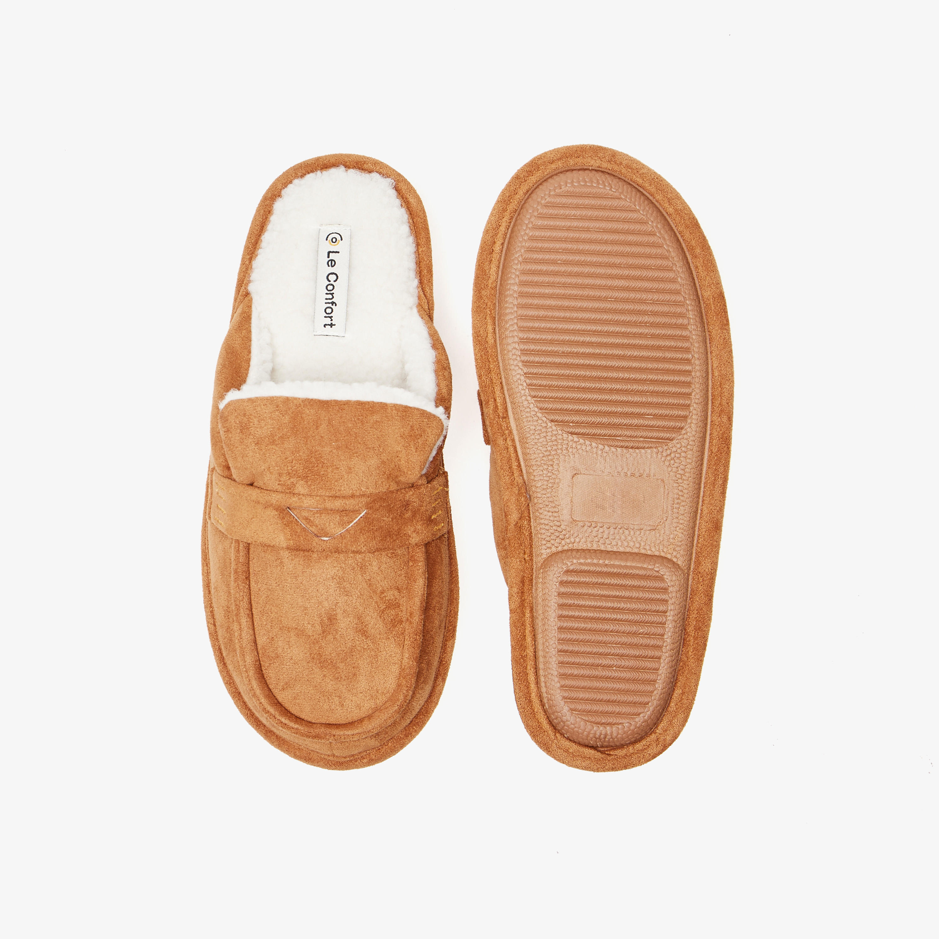 Le Confort Solid Bedroom Slippers-women-shoes-bedroomslippers-image-5