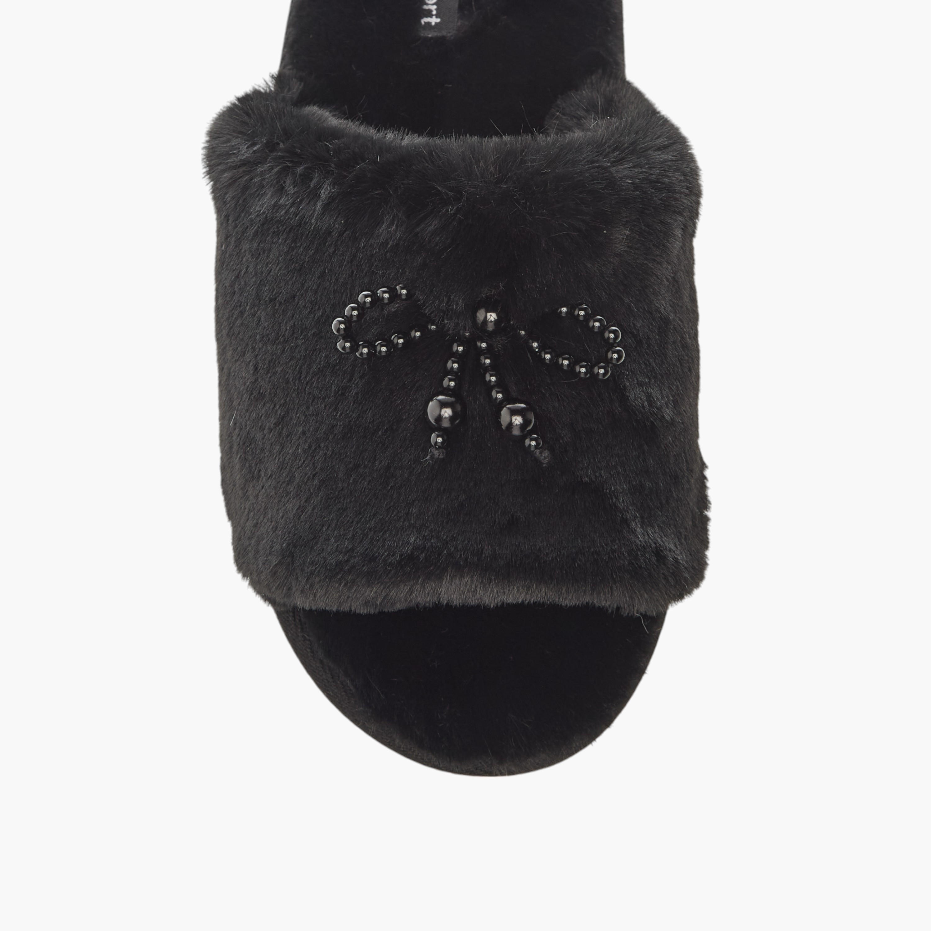 Le Confort Bow Applique Slip-On Slippers-women-shoes-flipflopsandslides-image-3