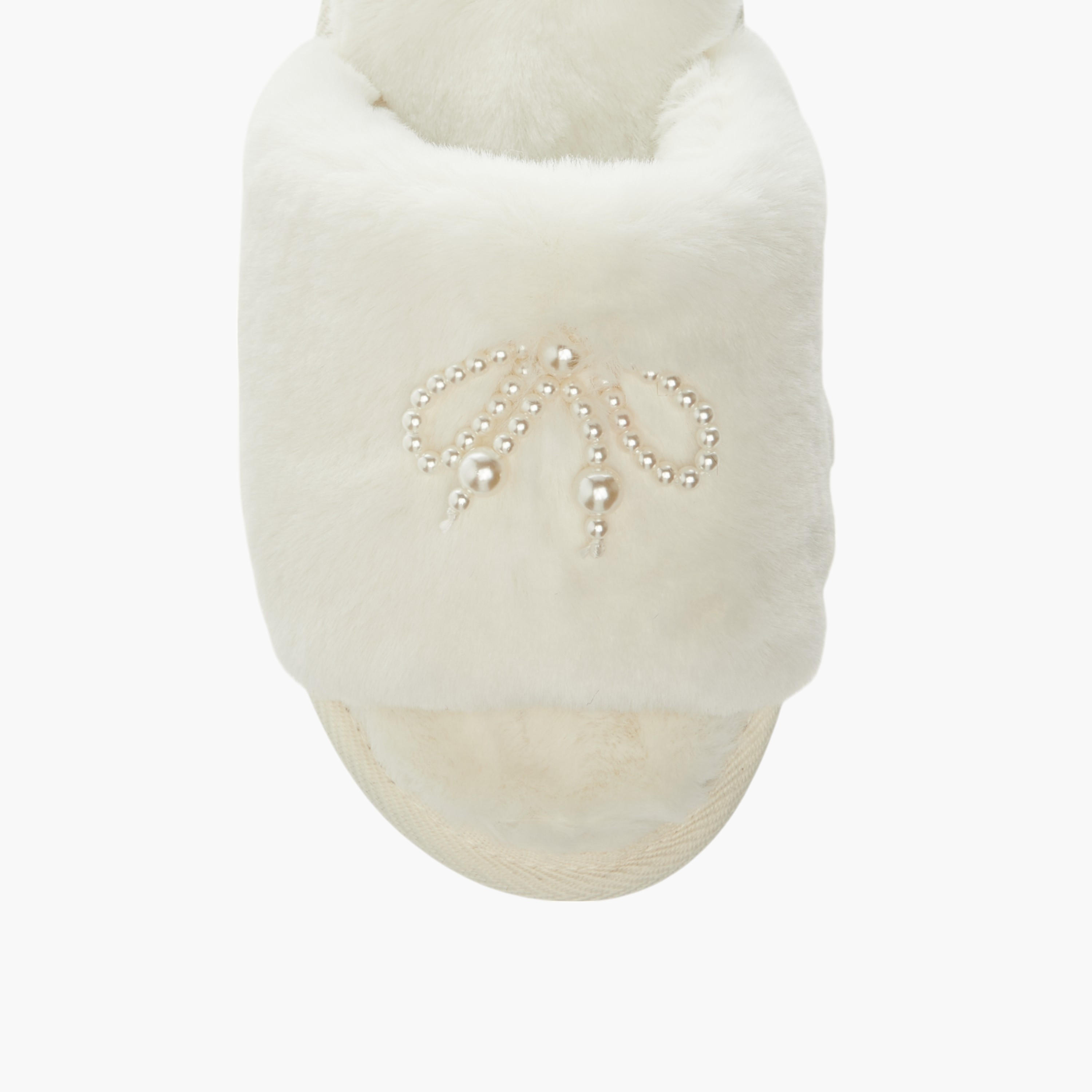 Le Confort Bow Applique Slip-On Slippers-women-shoes-flipflopsandslides-image-3