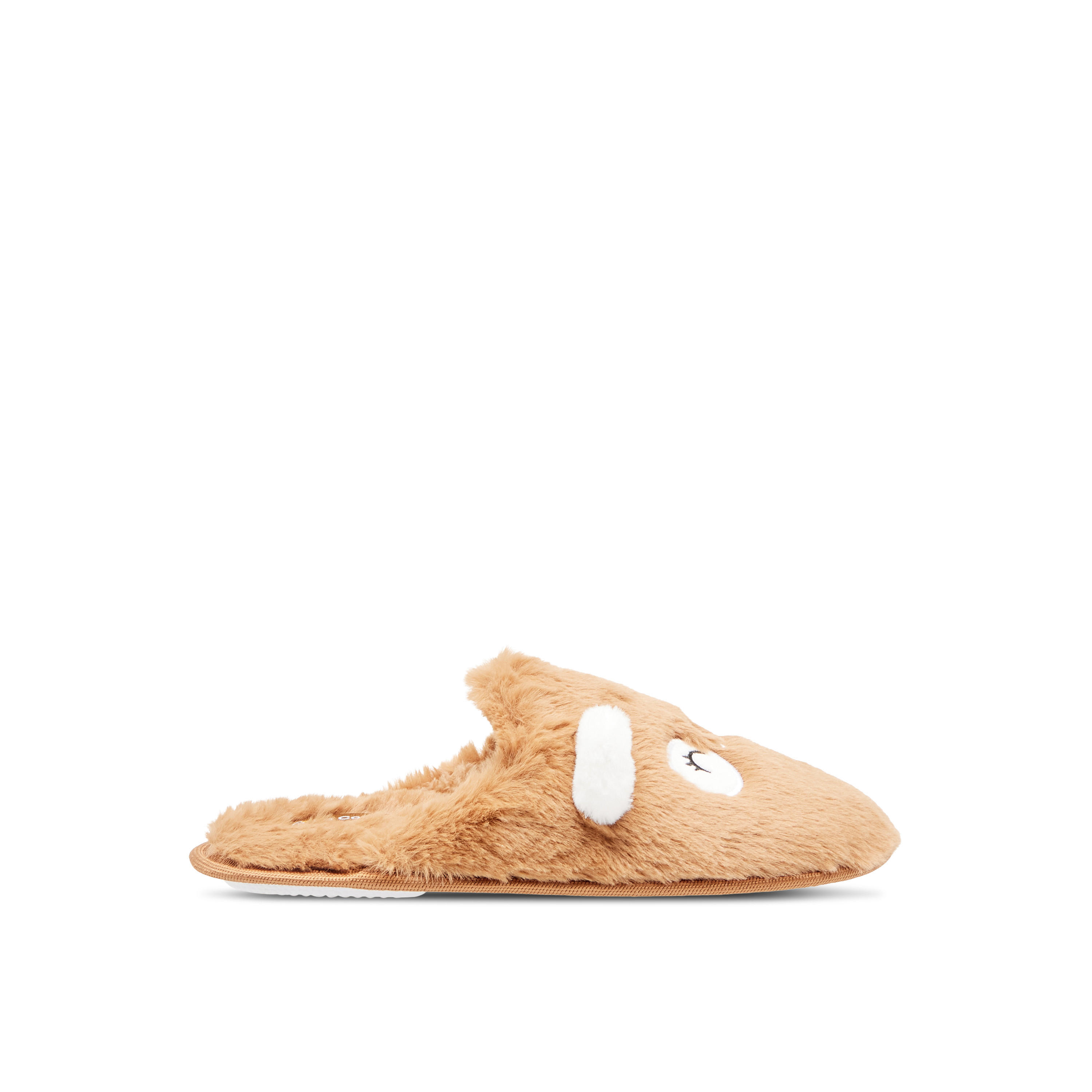 حذاء ميول فرو صناعي لغرفة النوم بتزيينات أذن باندا من لي كونفورت-women-shoes-flipflopsandslides-image-2